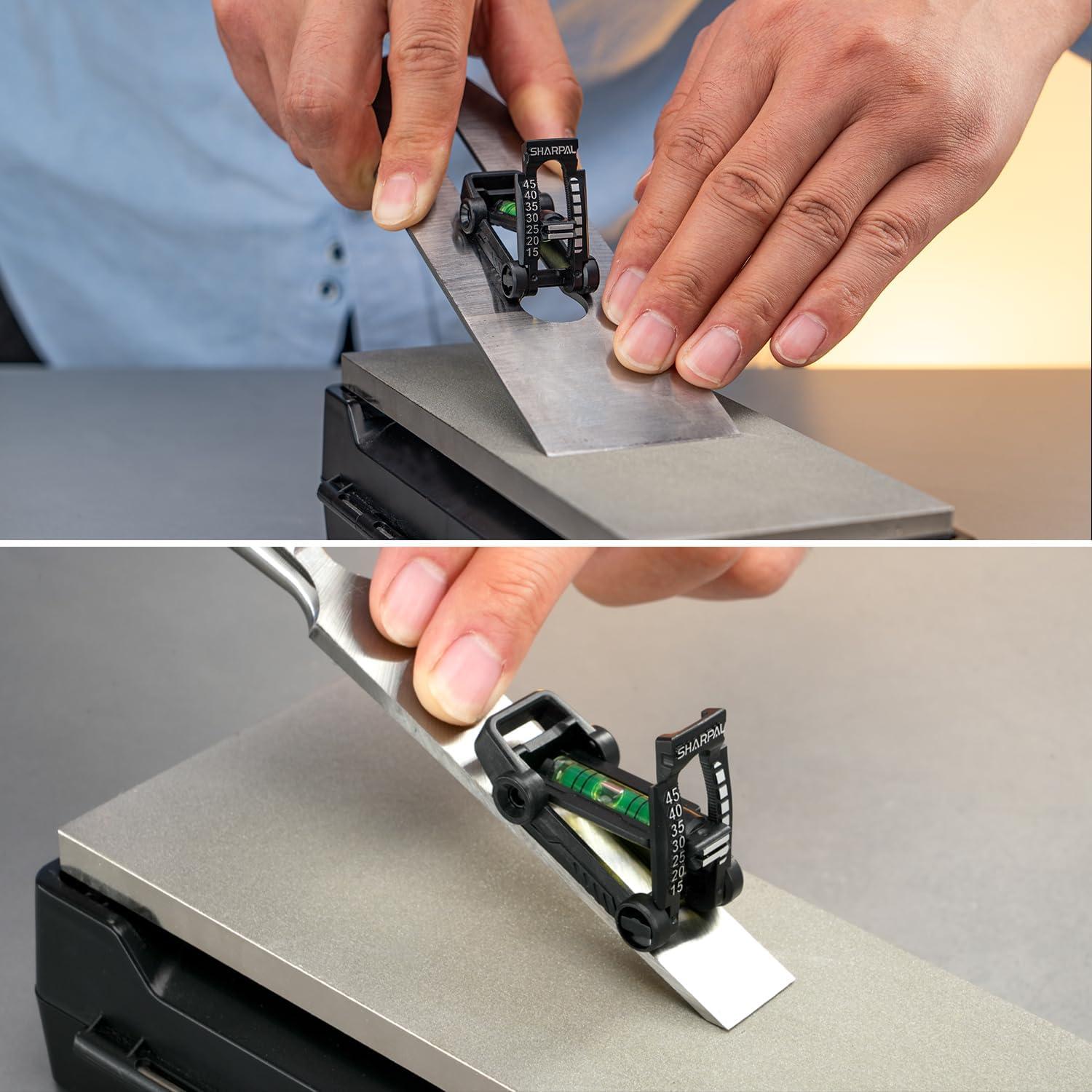 Afilador de Cuchillos SHARPAL 194H con Guía de Ángulo 15°-45°