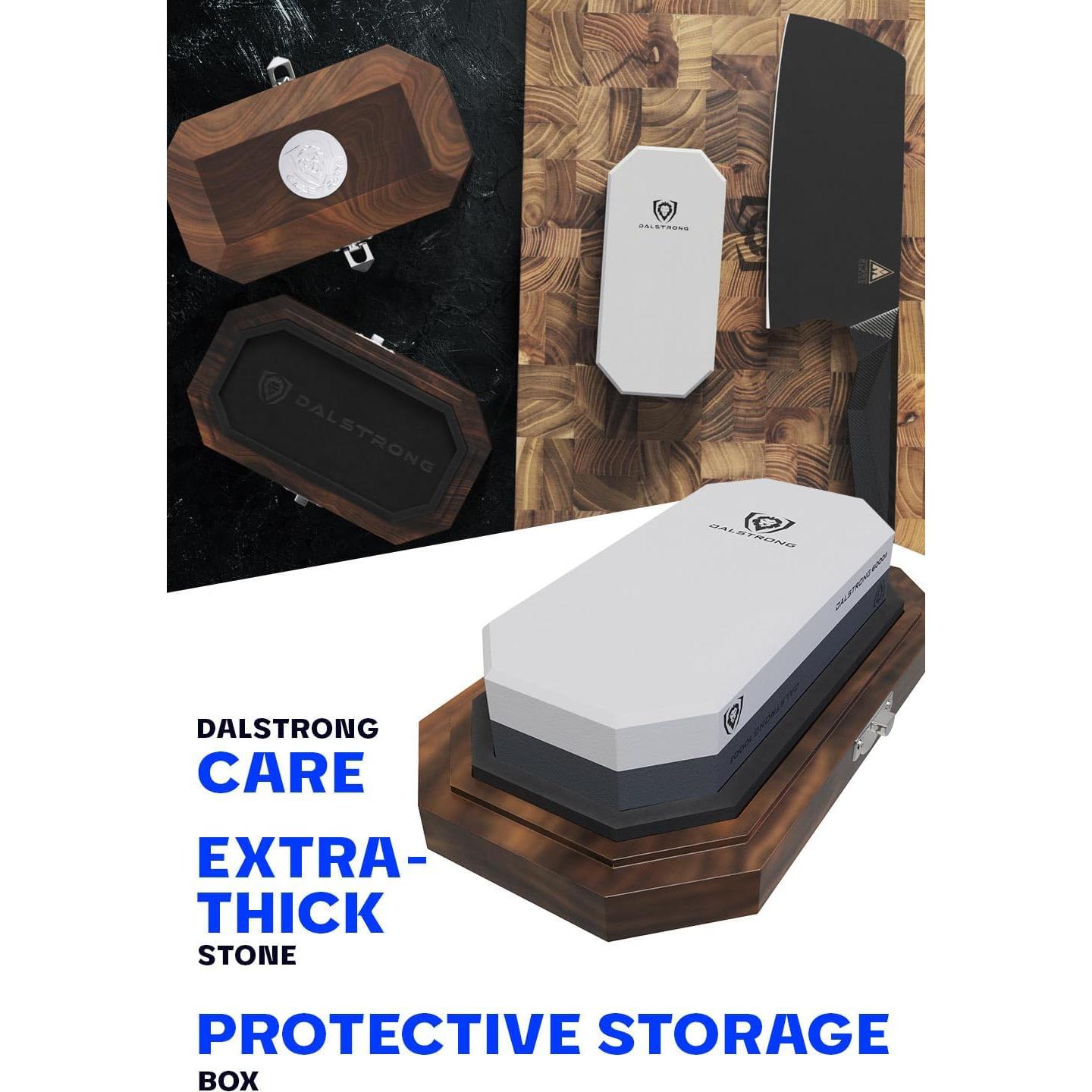 Kit de Piedra de Afilar Dalstrong #1000/#6000 - Corindón 1.41 kg