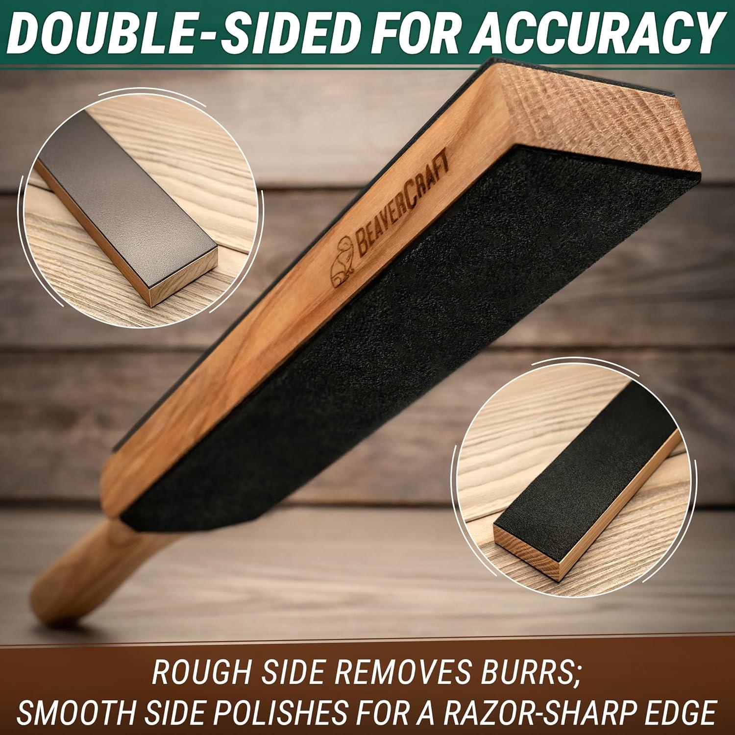 Kit de Afilado de Cuchillos BeaverCraft LS4P1 con Compuesto