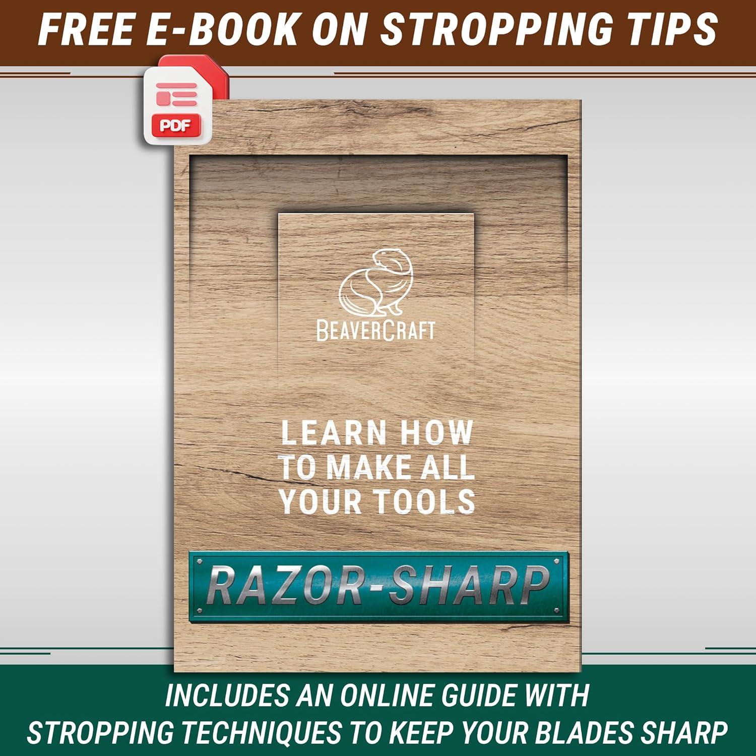 Kit de Afilado de Cuchillos BeaverCraft LS4P1 con Compuesto