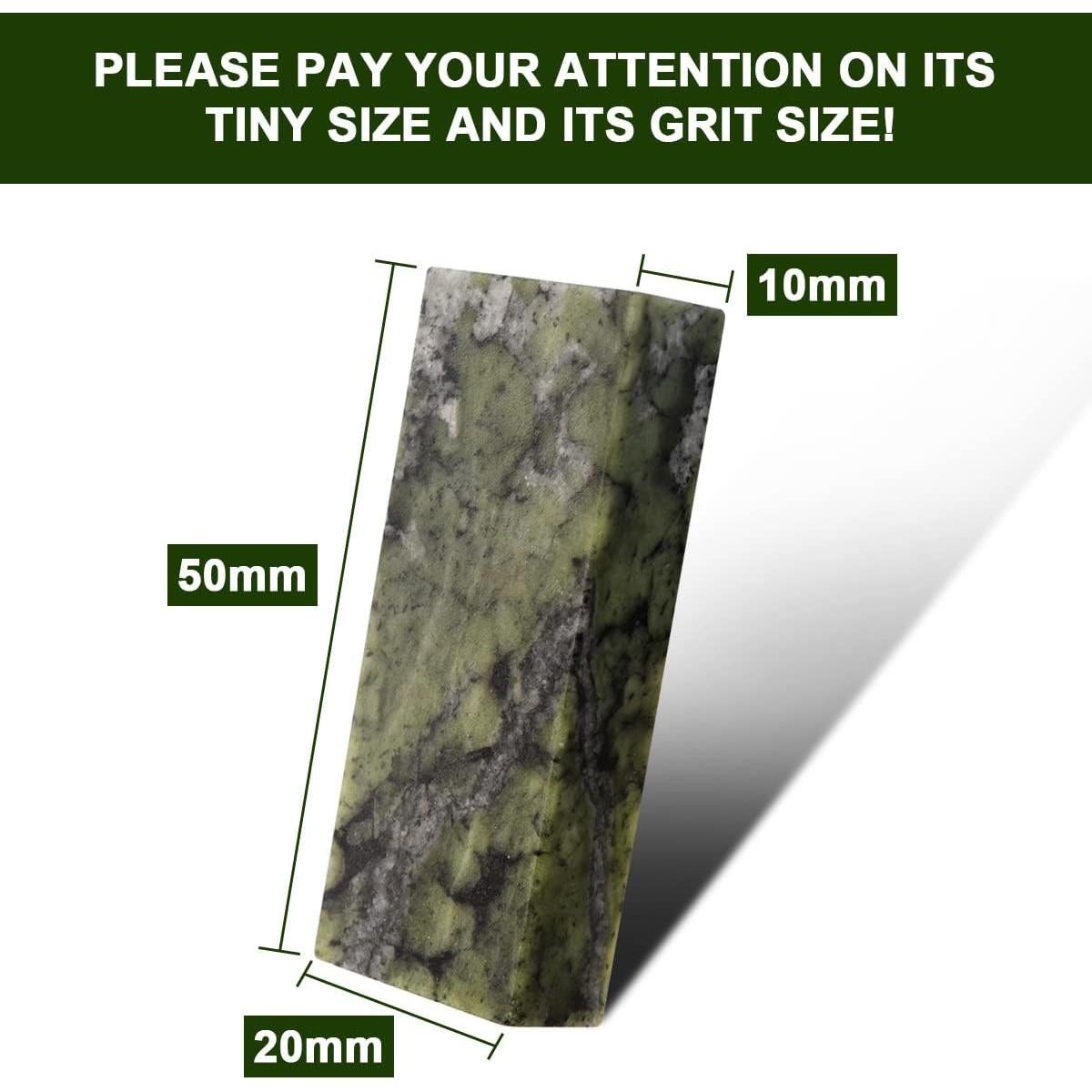 Piedra de Afilar Mini CBRIGHT Verde Natural 10000# 5x2x1 cm