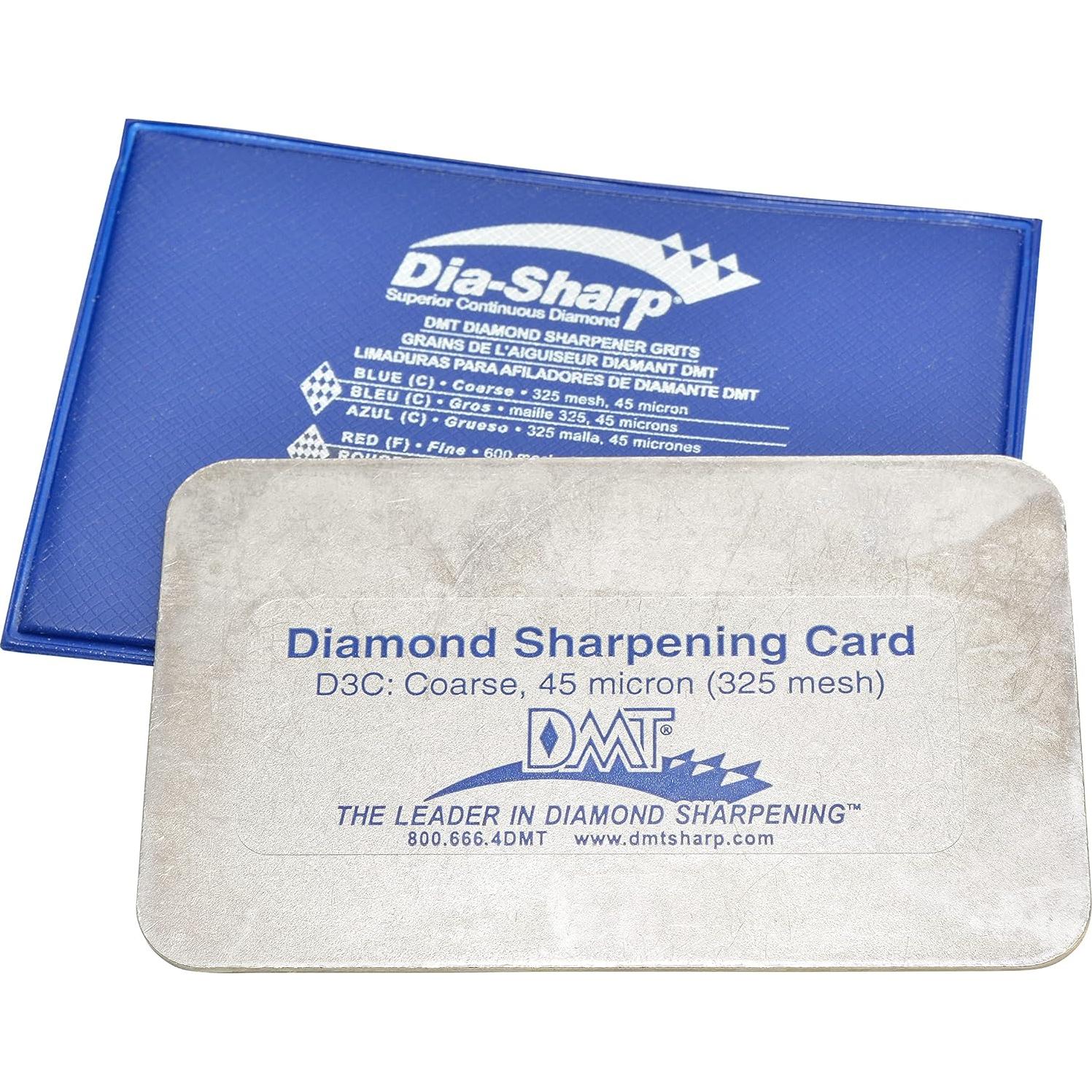 Kit de Afilado DMT Dia-Sharp 3 Piezas Tarjeta de Crédito