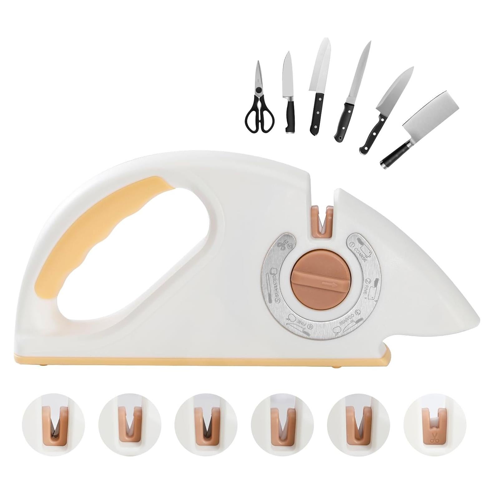 Afilador de cuchillos multifuncional para cocina 272g