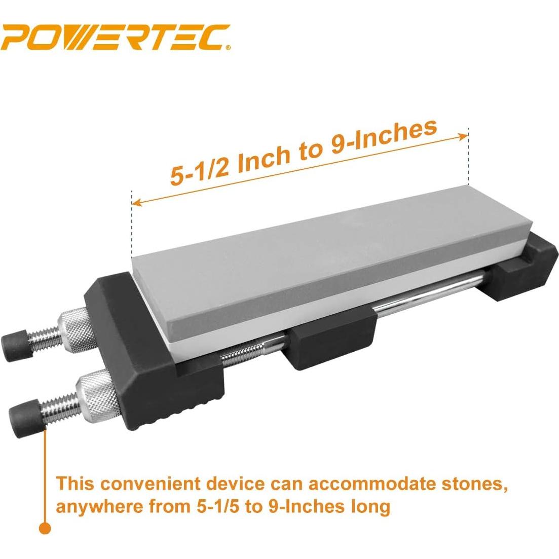 Soporte para Piedra de Afilado POWERTEC 71013 Ajustable 14-23 cm