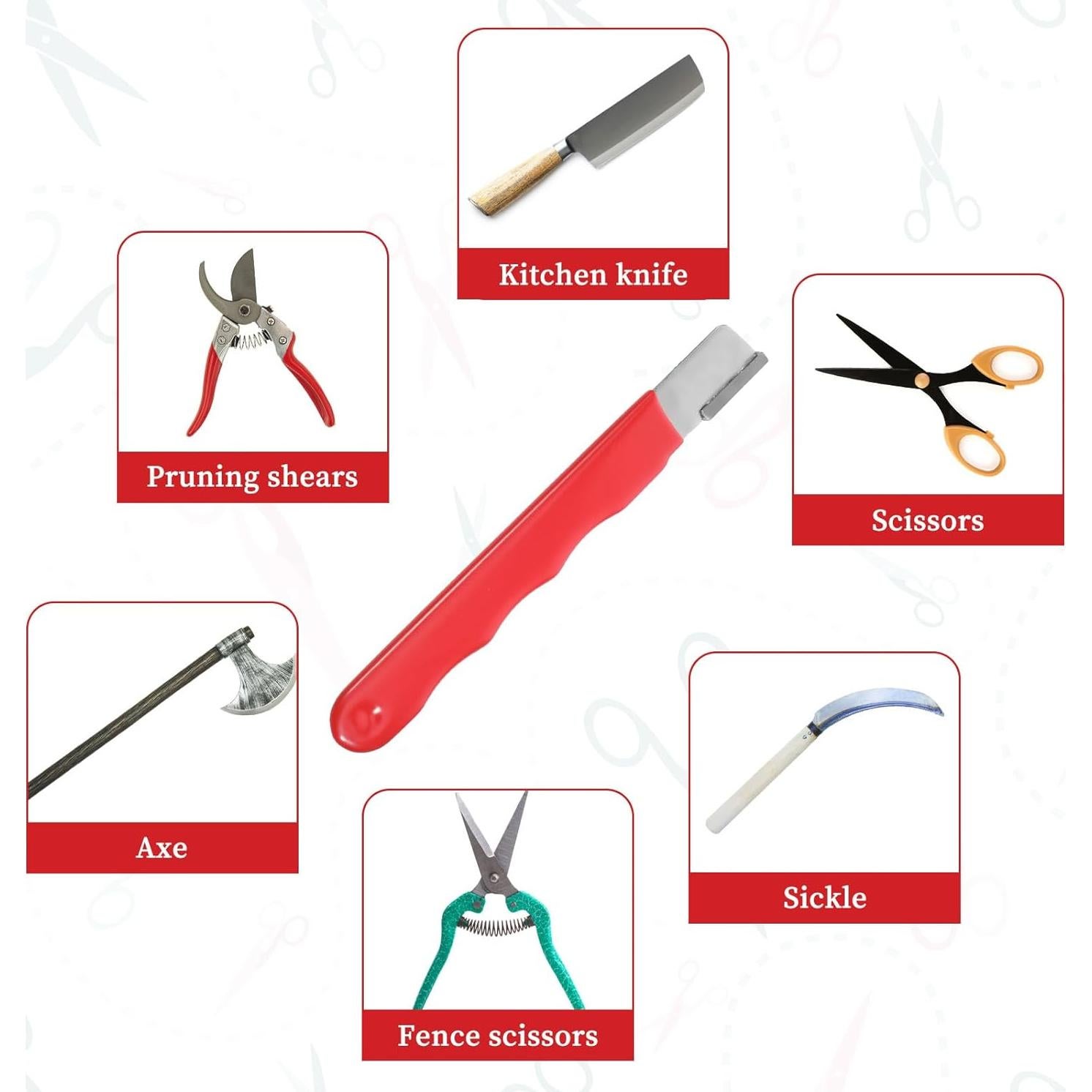 Juego de 4 Afiladores de Herramientas JIYIN 12.2x1.3cm