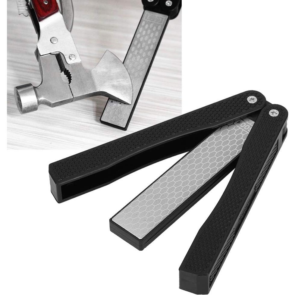 Afilador Doble Cara Zerodis Portátil para Herramientas de Jardín