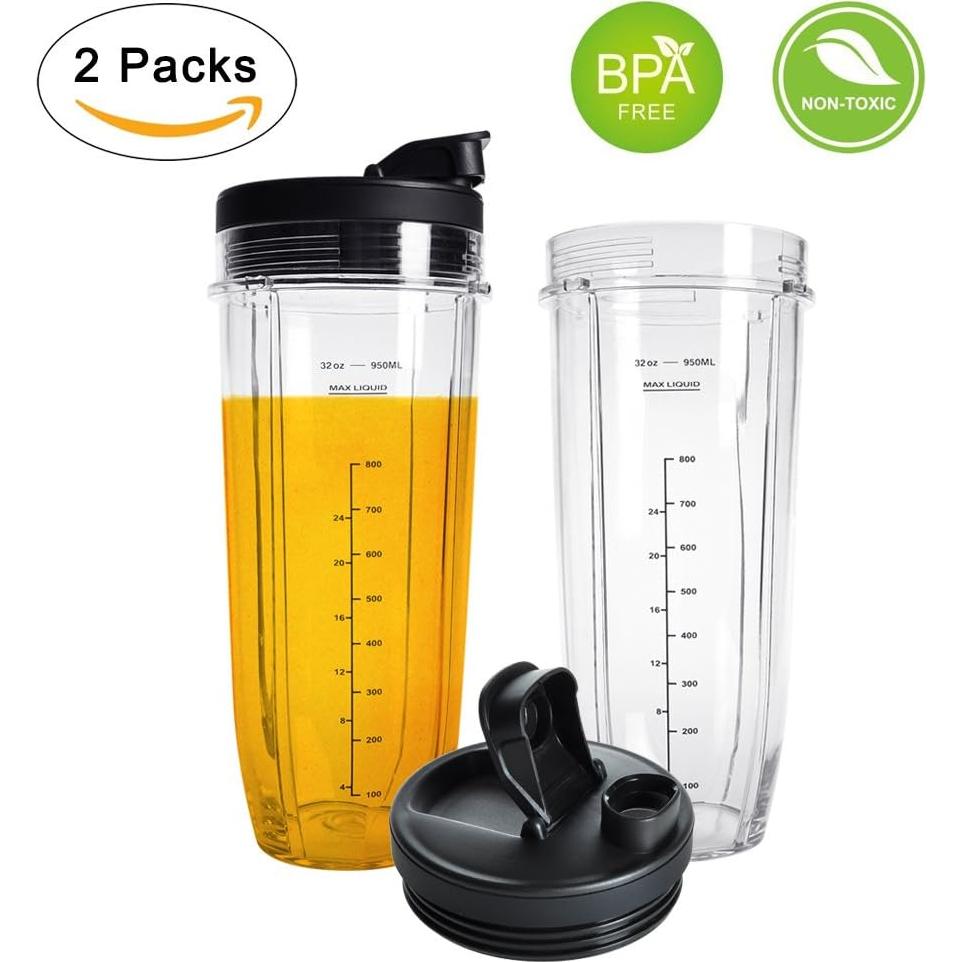 Tazas de Repuesto Ninja 32oz con Tapas Sip & Seal