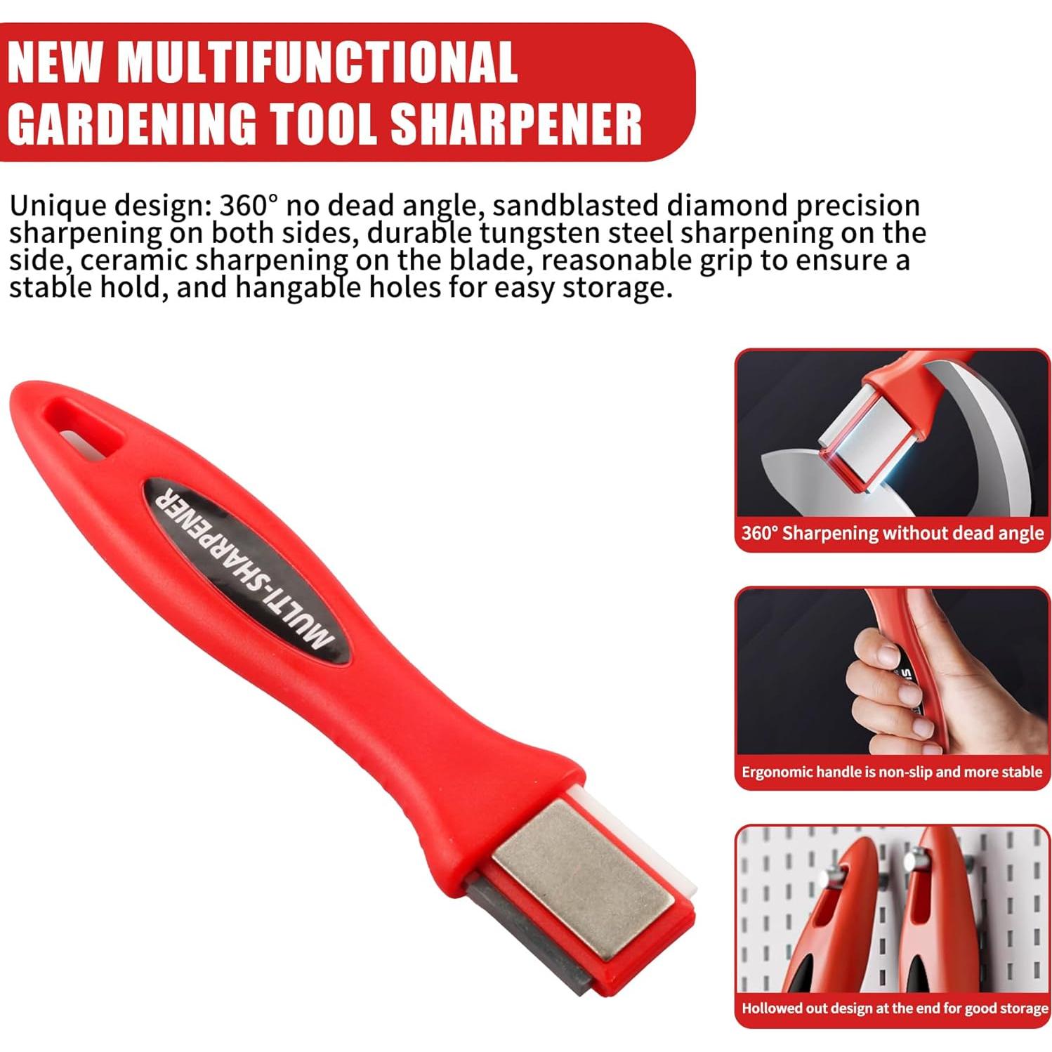 Afilador multifuncional FYHBGR para herramientas de jardinería