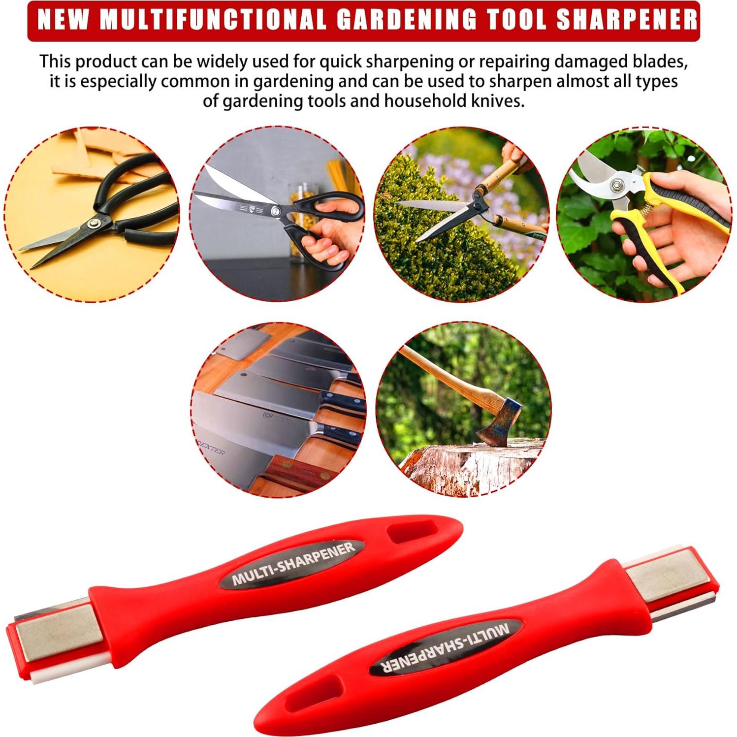 Afilador multifuncional FYHBGR para herramientas de jardinería