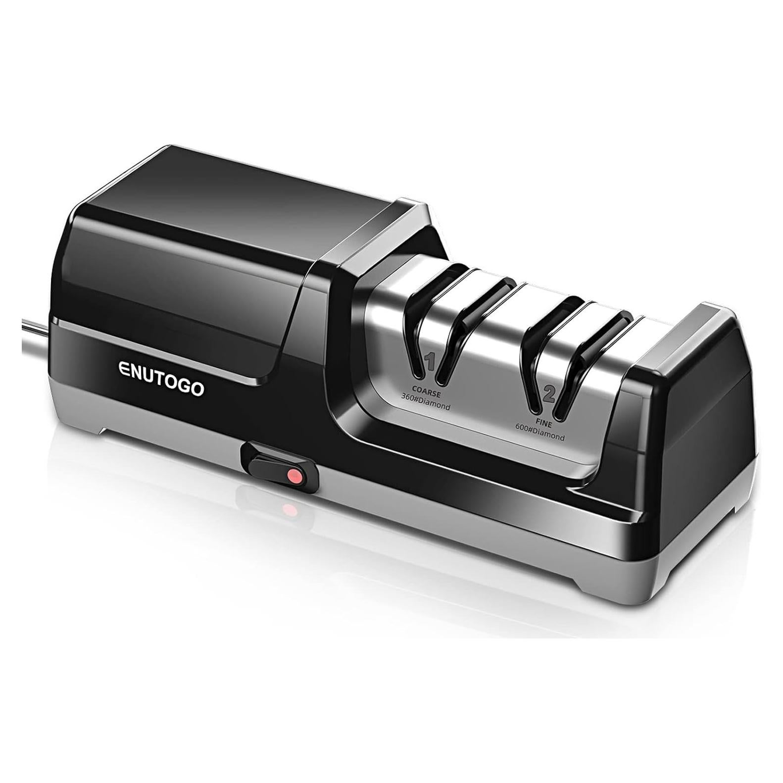 Afilador de cuchillos eléctrico Enutogo TG2201 2 etapas 1.22 kg