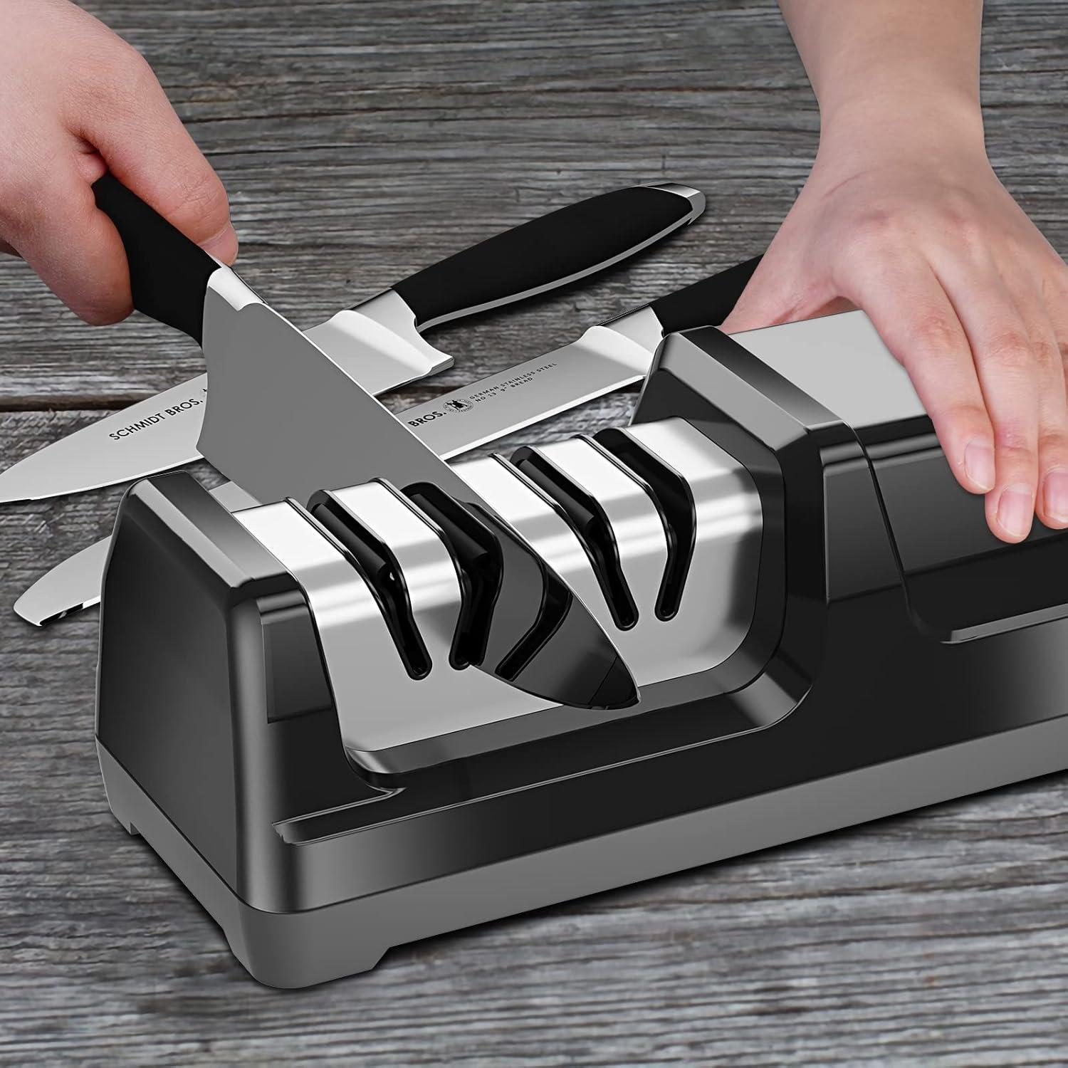 Afilador de cuchillos eléctrico Enutogo TG2201 2 etapas 1.22 kg