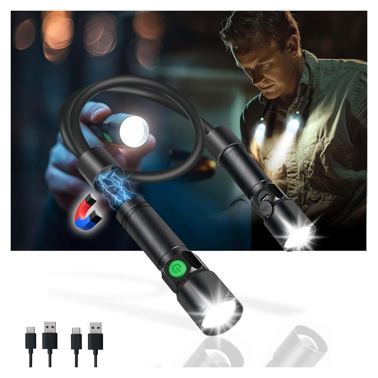 Luz de Cuello LED Dailylightingus 1800 Lúmenes Recargable