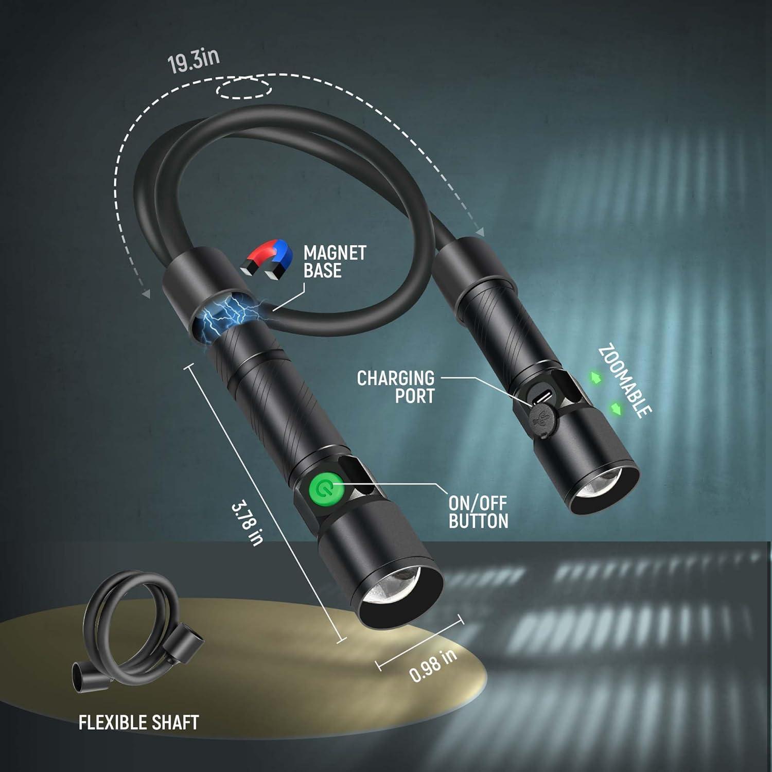 Luz de Cuello LED Dailylightingus 1800 Lúmenes Recargable