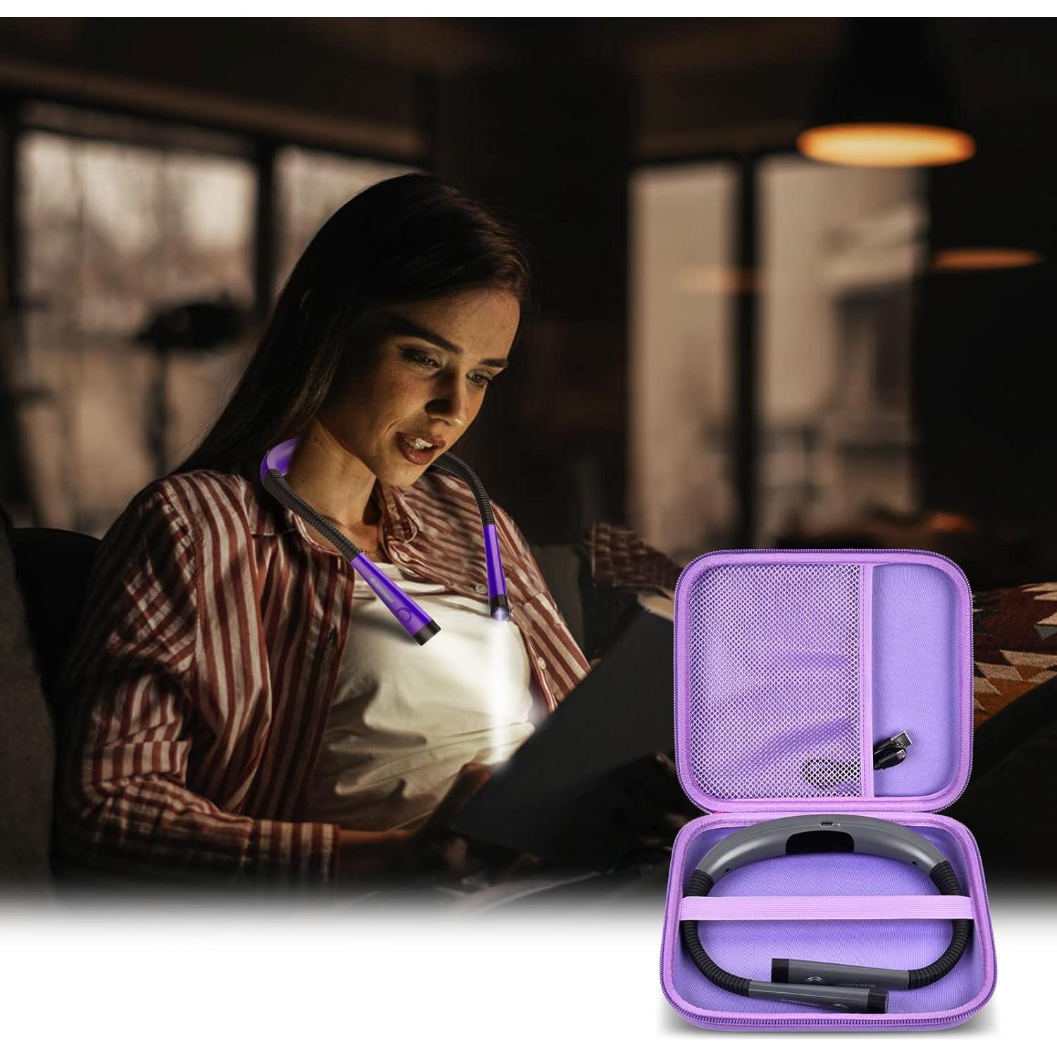 Funda GWCASE para Luz de Lectura de Cuello - Púrpura