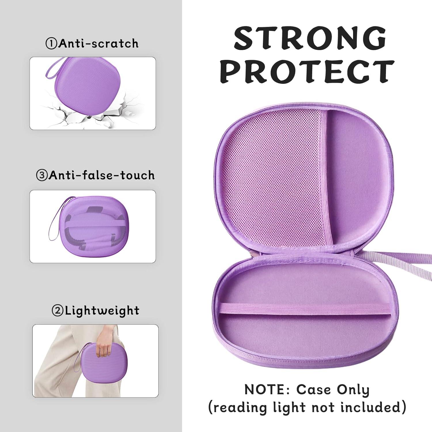 Funda para Luz de Lectura CAIOVSE Púrpura - Protección y Almacenamiento