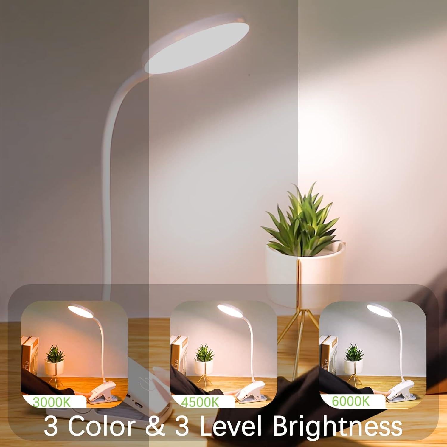 Lámpara de Clip LED SUNLONG SL-RL-001 3 Colores 36cm