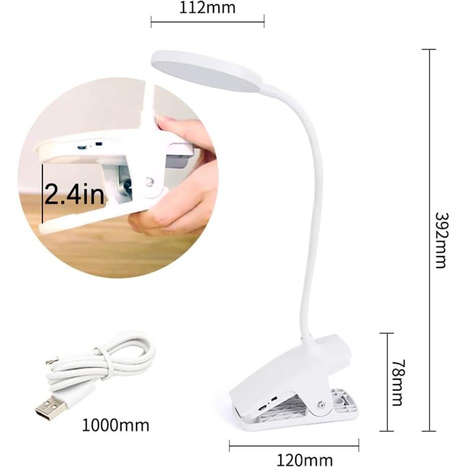 Lámpara de Clip LED SUNLONG SL-RL-001 3 Colores 36cm