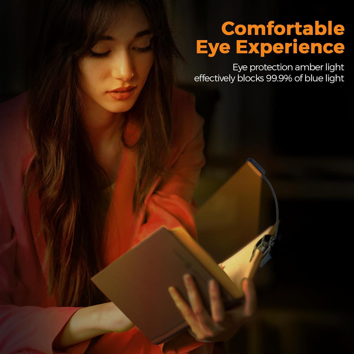 Luz de Lectura Ámbar Recargable con Clip - Shenzhen Yarrae