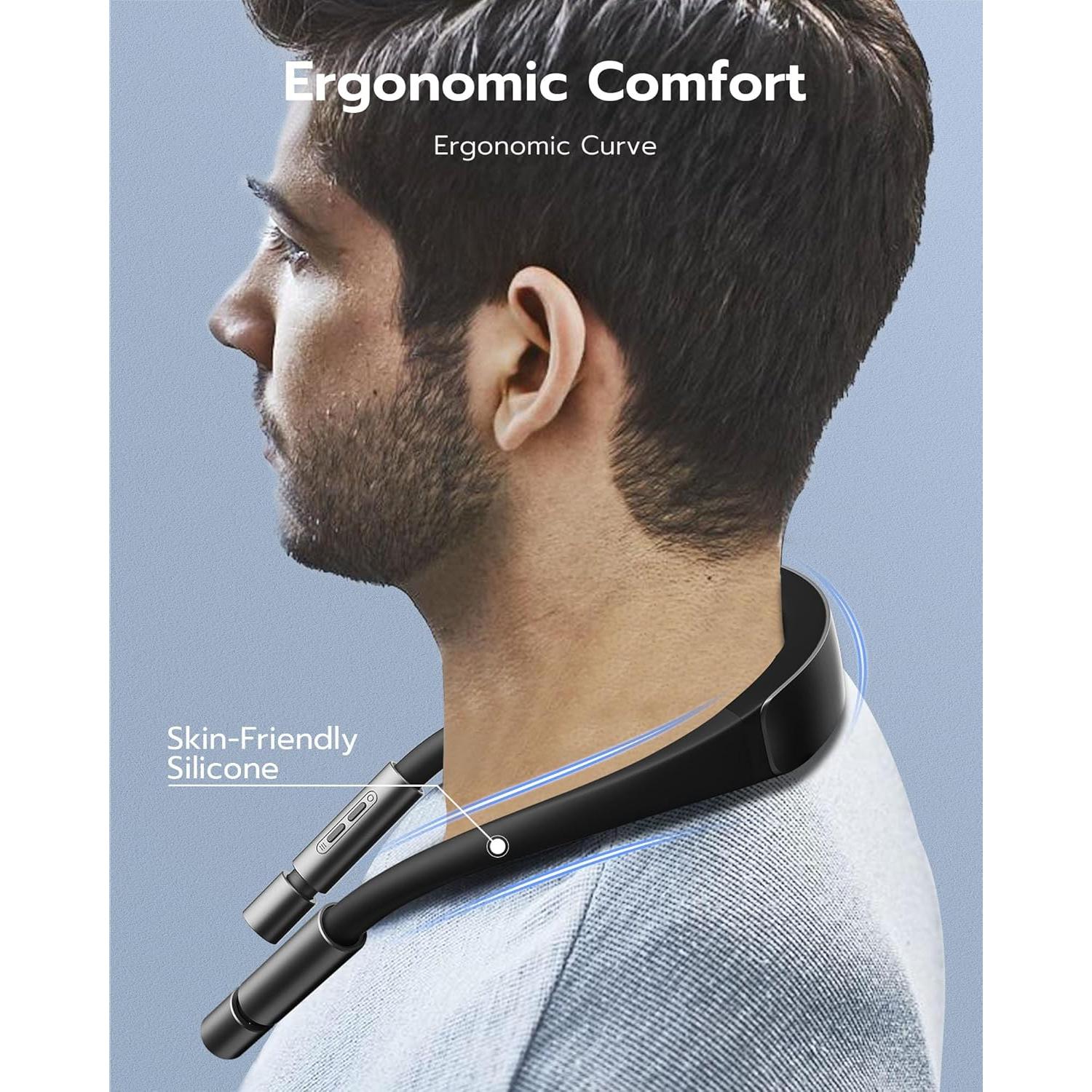 Luz de Lectura para Cuello 86lux, Recargable, 3 Colores, Brillo Ajustable