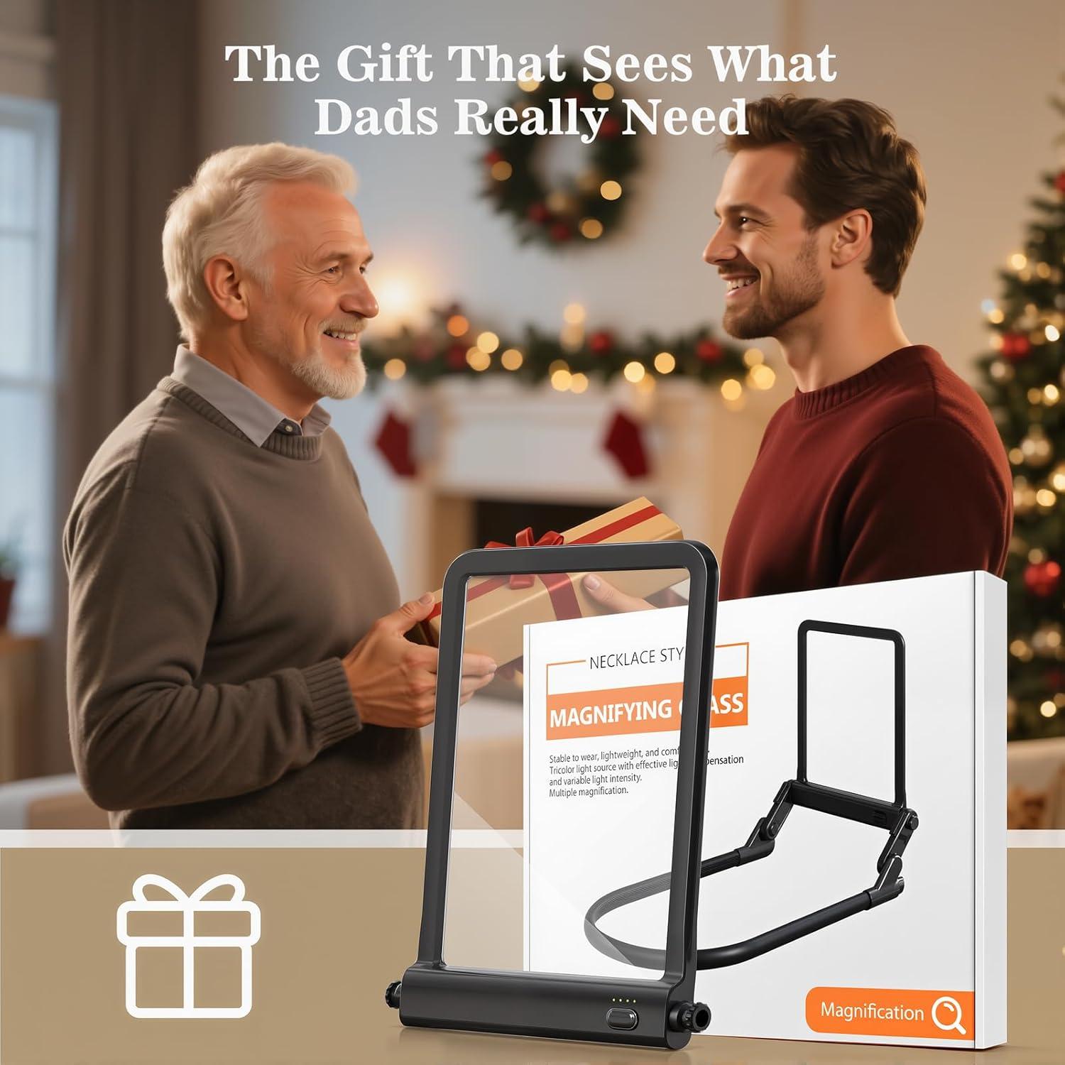 Lupa con Luz Manos Libres TonyEst 3X 16.5x11.9cm Negra