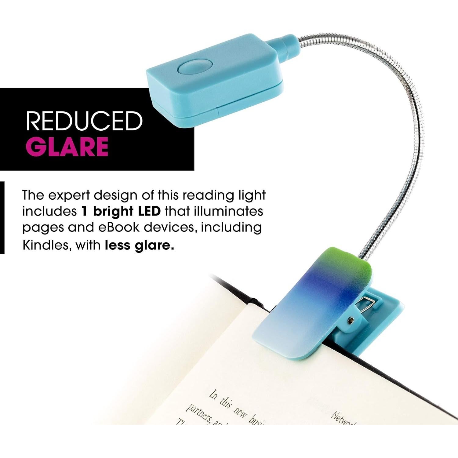 Luz LED de Lectura Clip ON WITHit Ombre - Portátil y Ligera