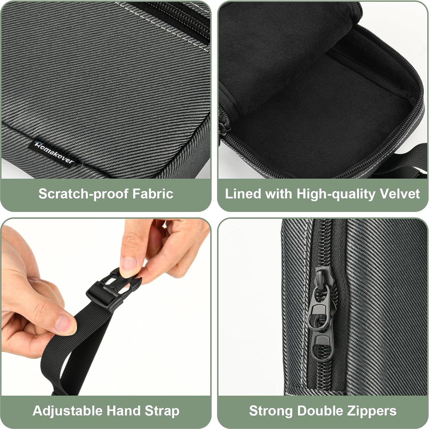 Funda de transporte Homakover para luz de lectura LED gris