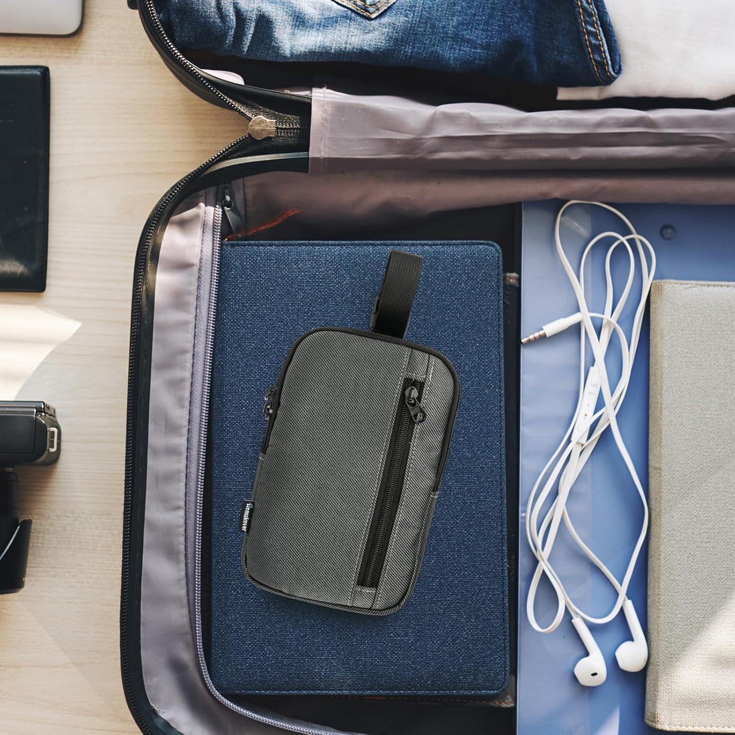 Funda de transporte Homakover para luz de lectura LED gris