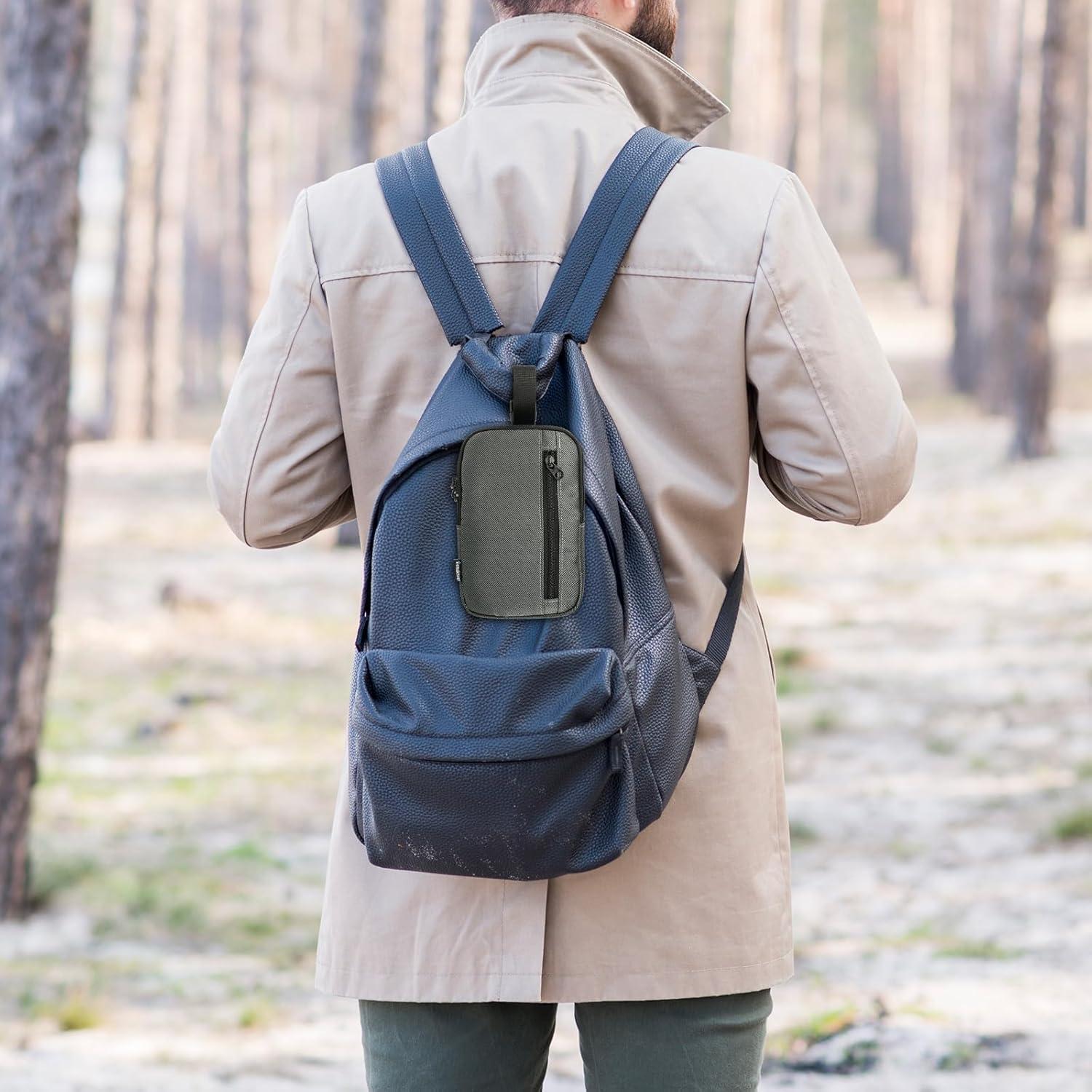 Funda de transporte Homakover para luz de lectura LED gris