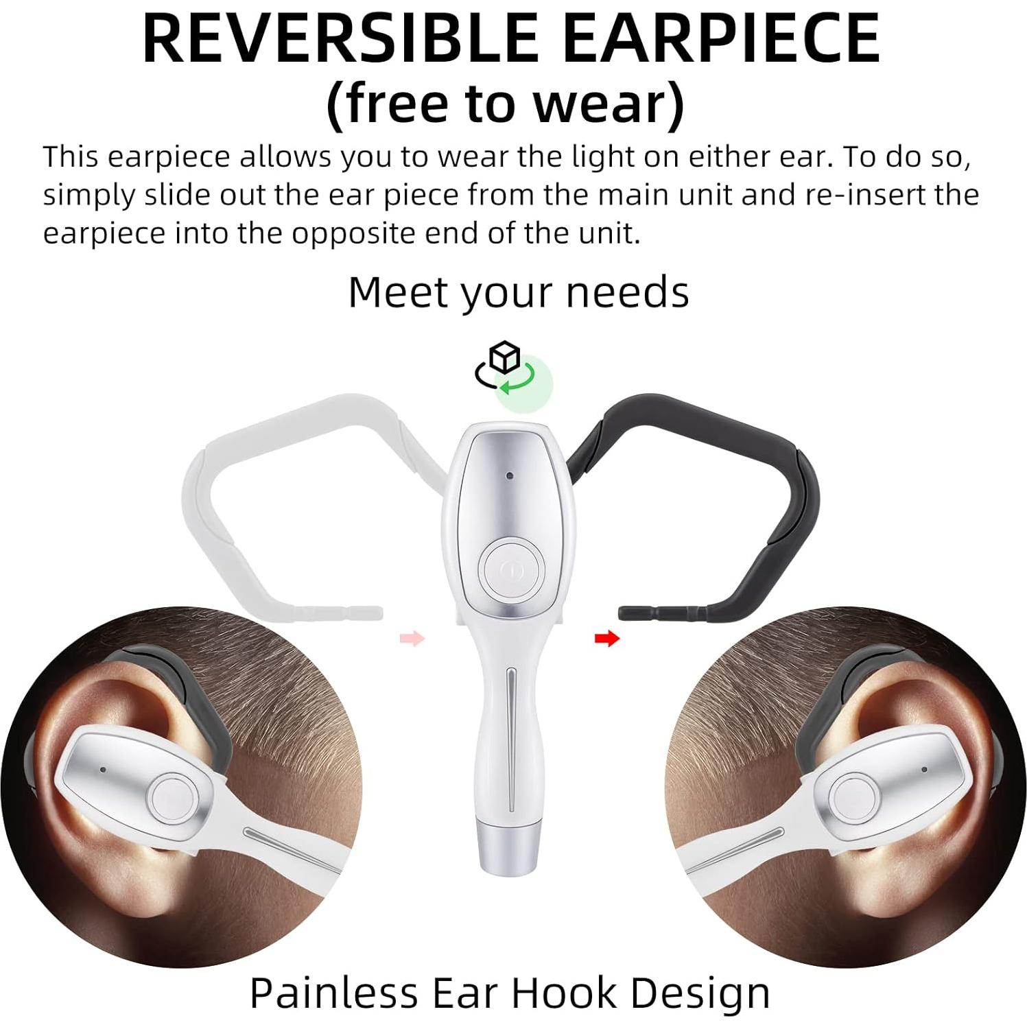 Luz de Lectura USB HONGUT Recargable 3 Niveles Brillo