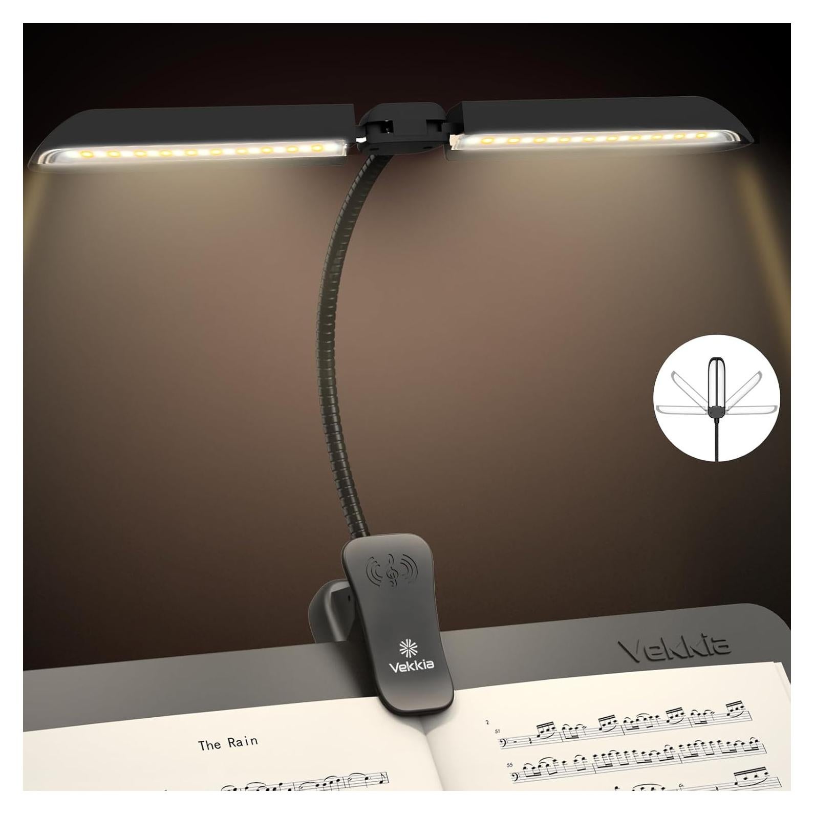 Lámpara de Atril Vekkia MST64 LED Recargable 5 Brillos 3 Colores