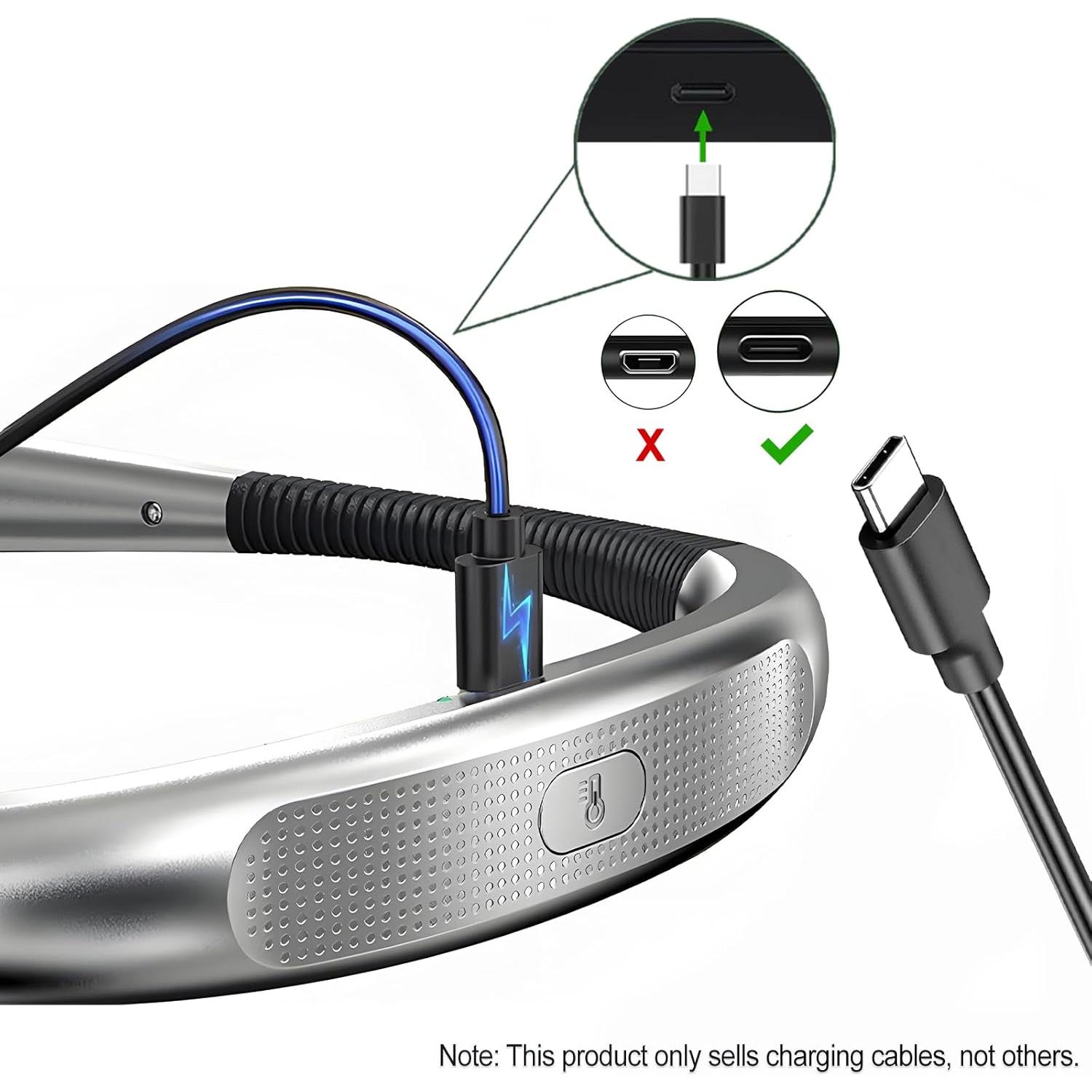 Cable de Carga USB Tipo C 2m TCKN para Luz de Lectura