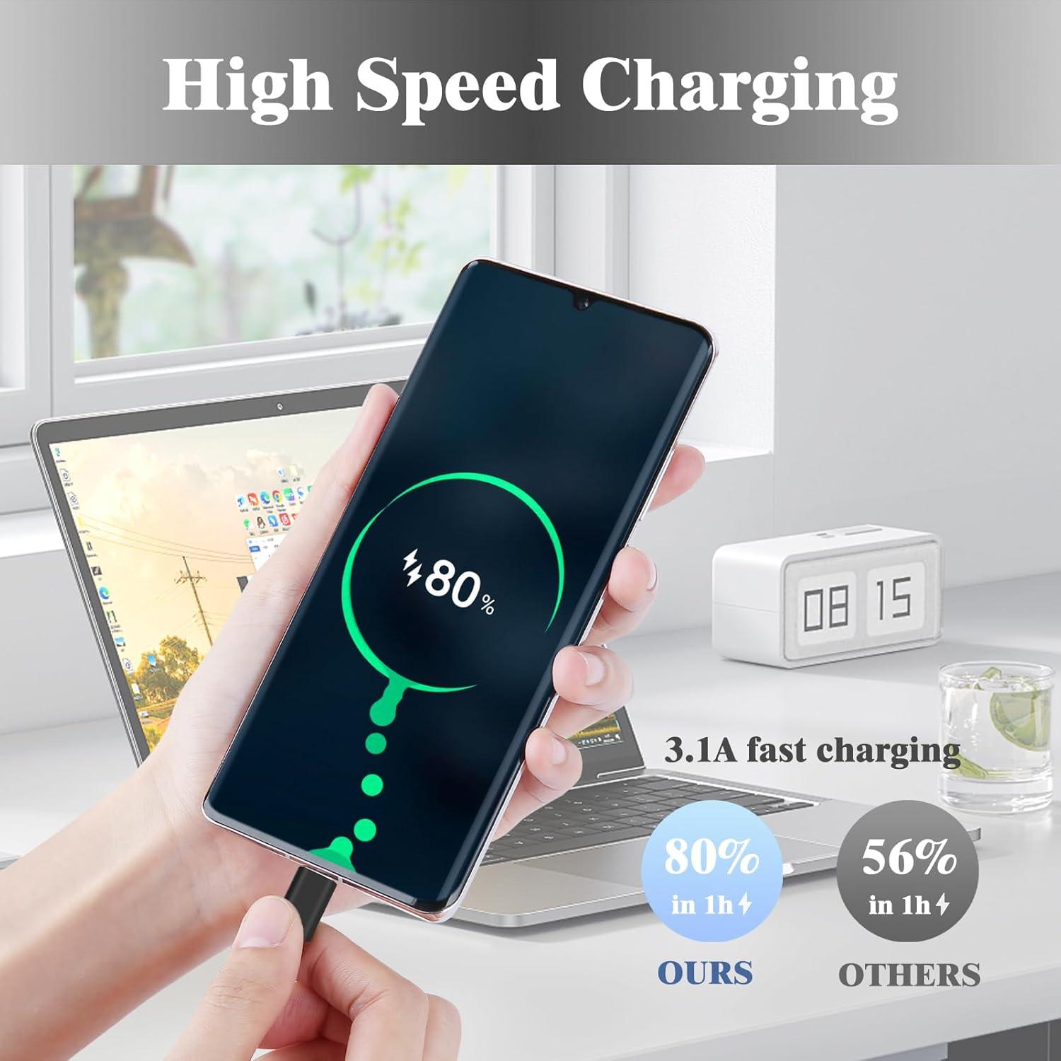 Cable de Carga USB Tipo C 2m TCKN para Luz de Lectura