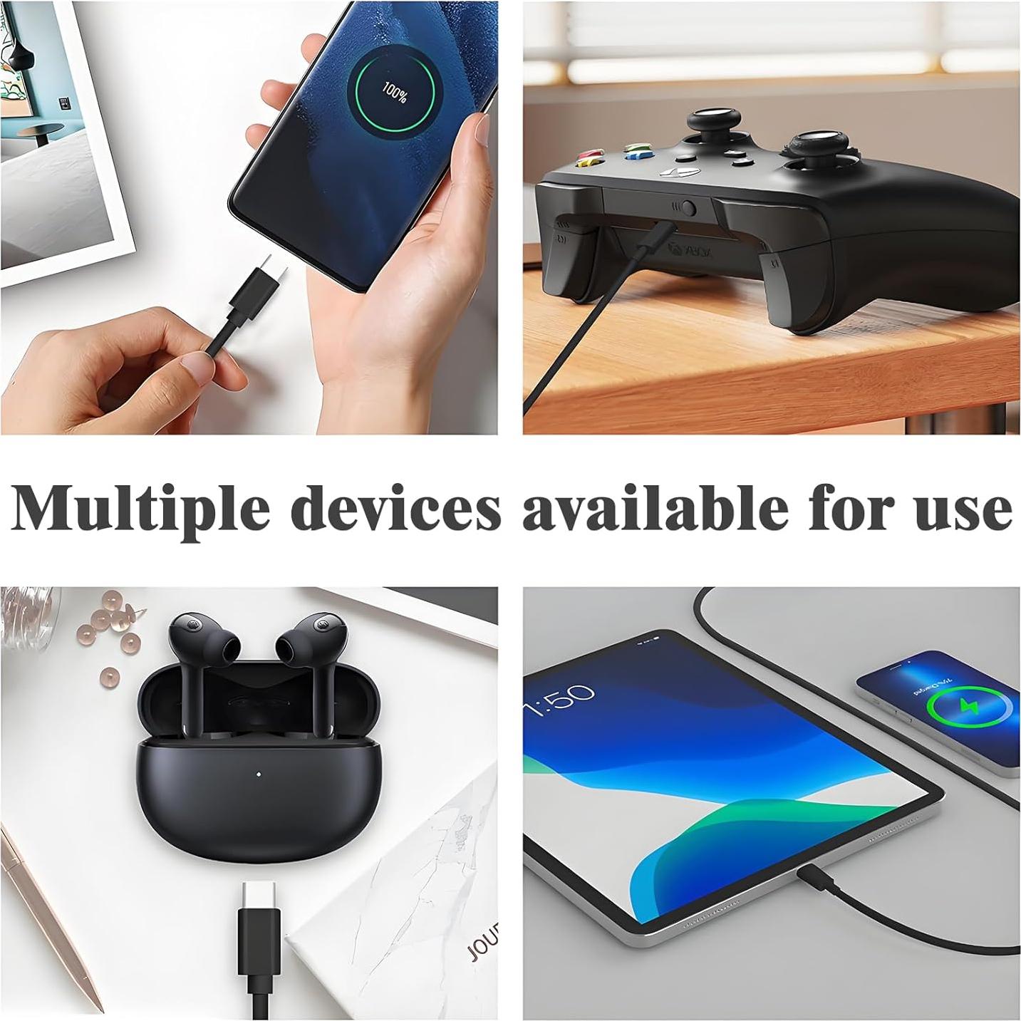 Cable de Carga USB Tipo C 2m TCKN para Luz de Lectura