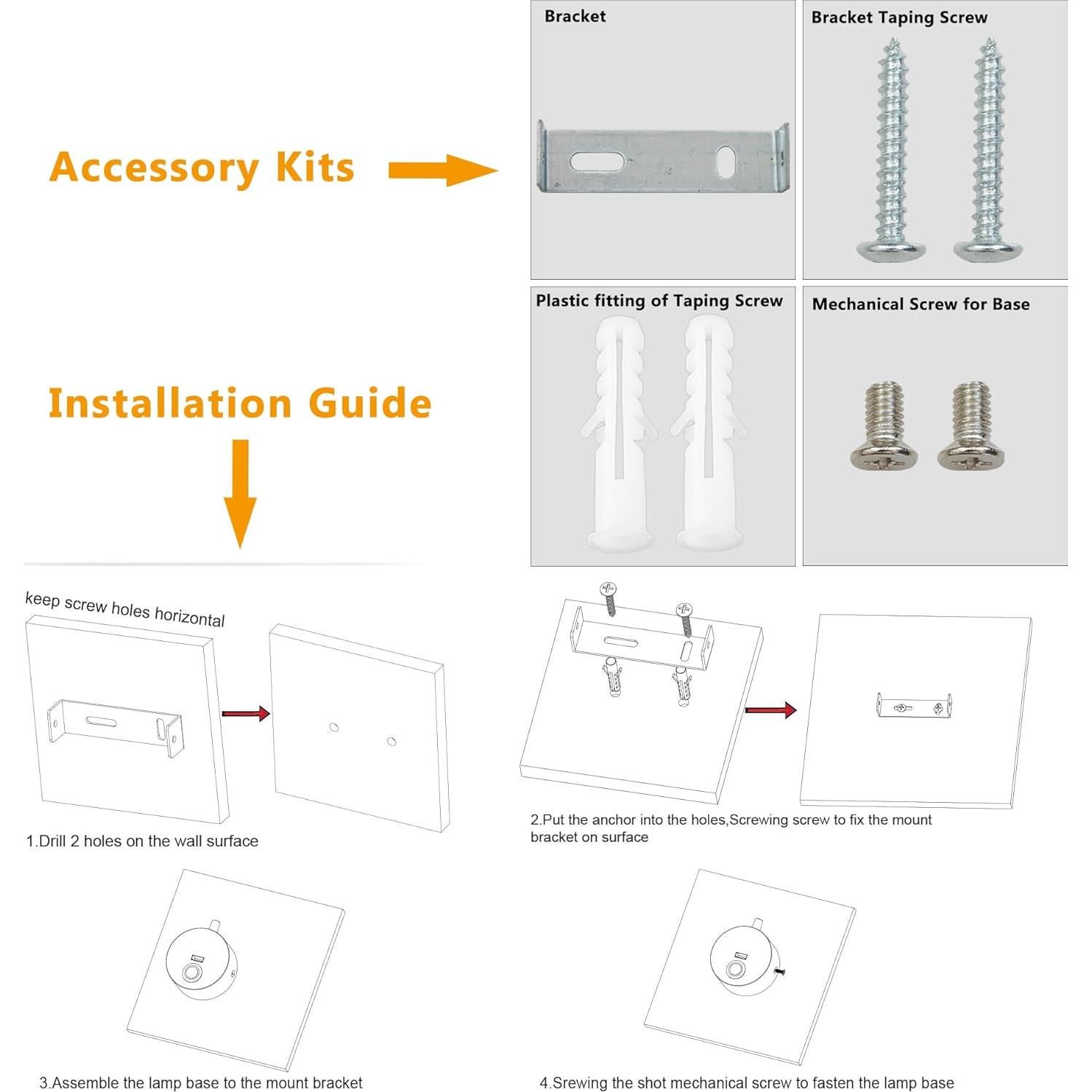Aplique de Pared LED Alldio 3W Luz Cálida para Lectura