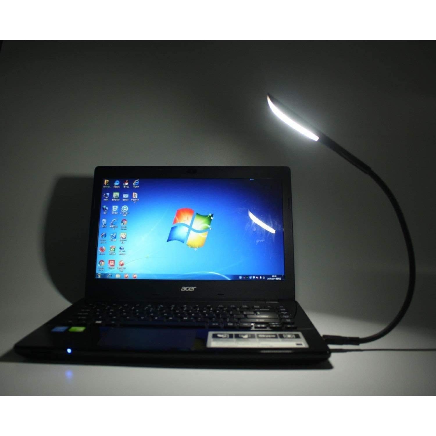 Lámpara LED USB Flexible EBYPHAN C15 con 14 Perlas, 3 Niveles de Brillo