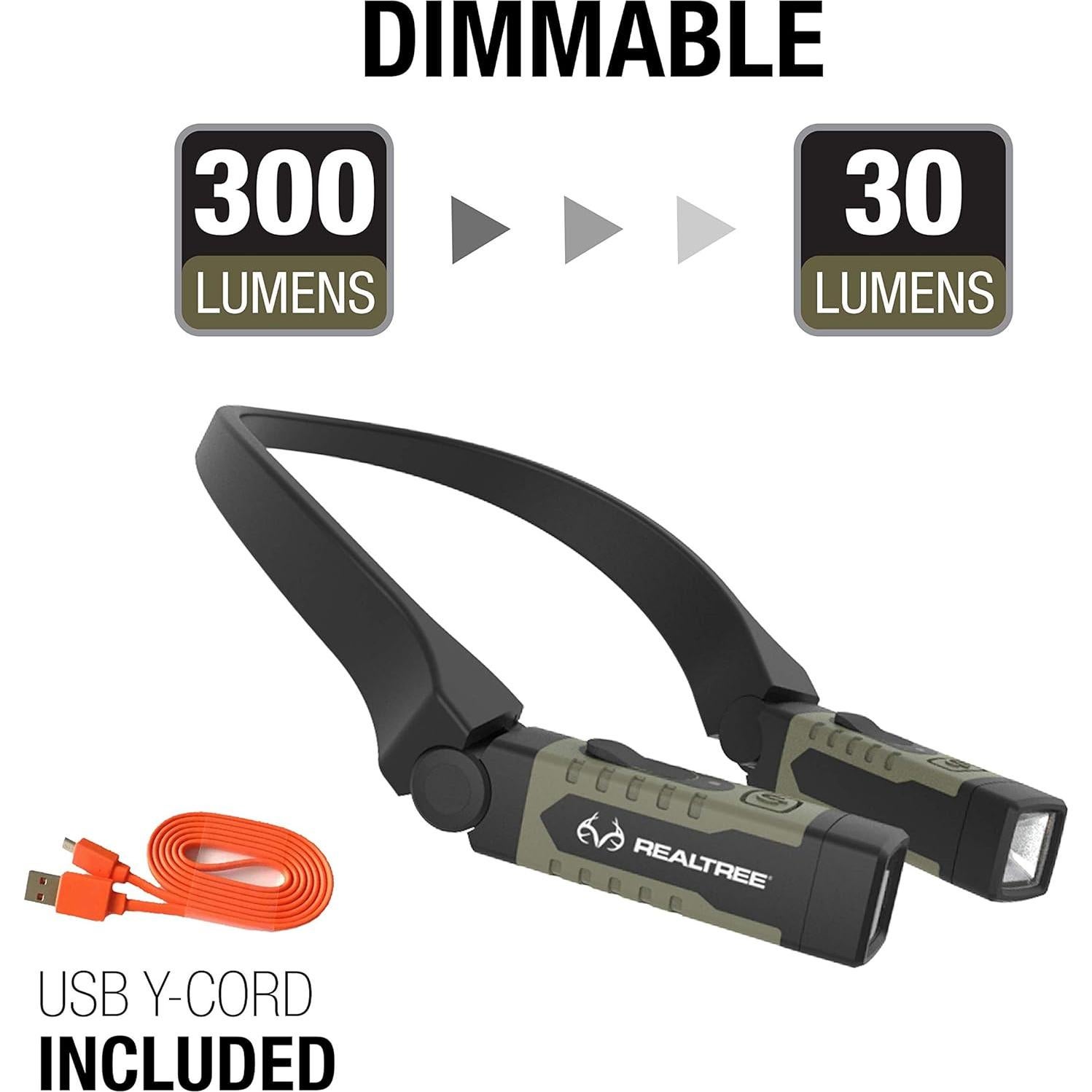 Luz de Cuello Recargable EZRED RT357 300 Lúmenes LED