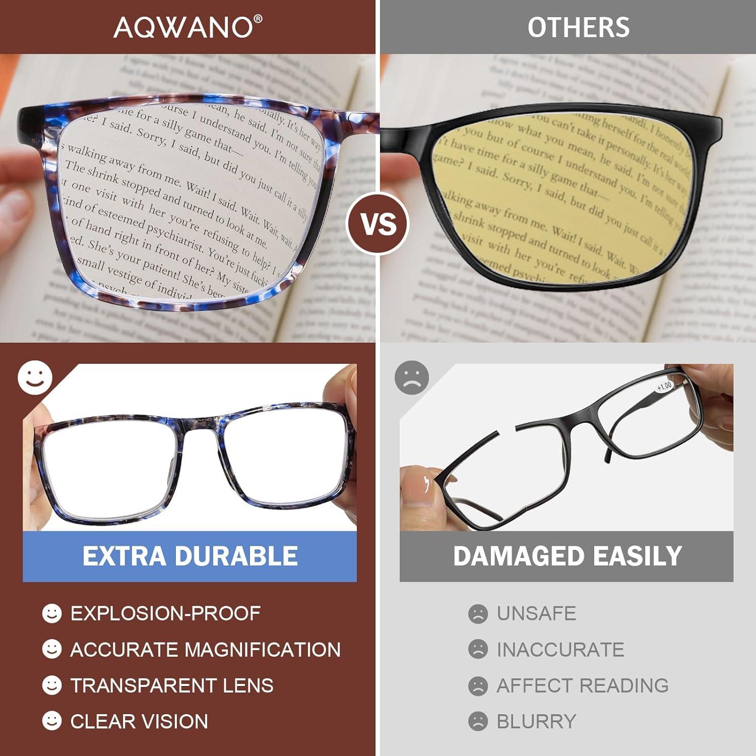 Gafas de Lectura Deportivas AQWANO 3.5x TR90 Ultra-Ligeras