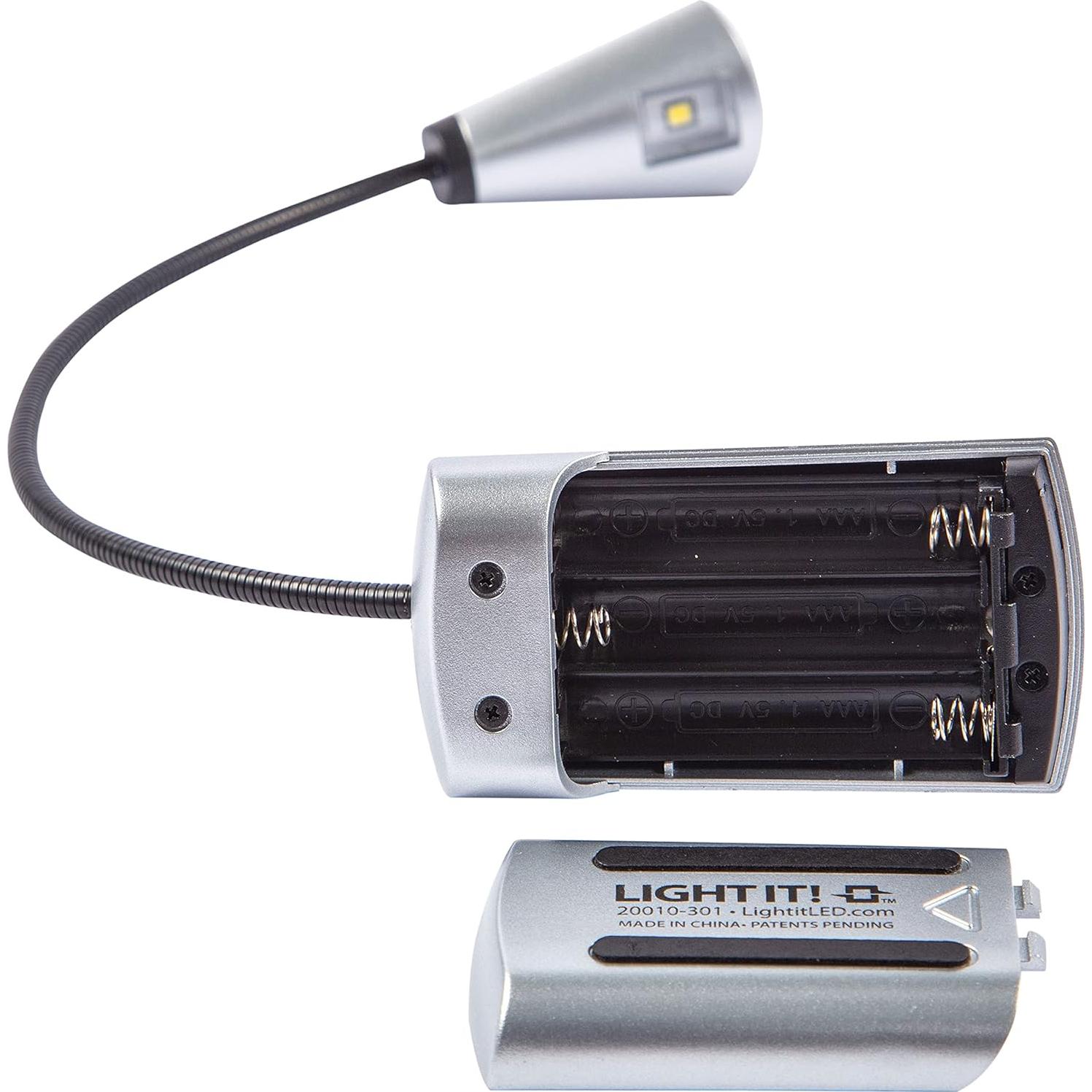 Luz de Lectura LED LIGHT IT! Fulcrum 20010-301 Plata