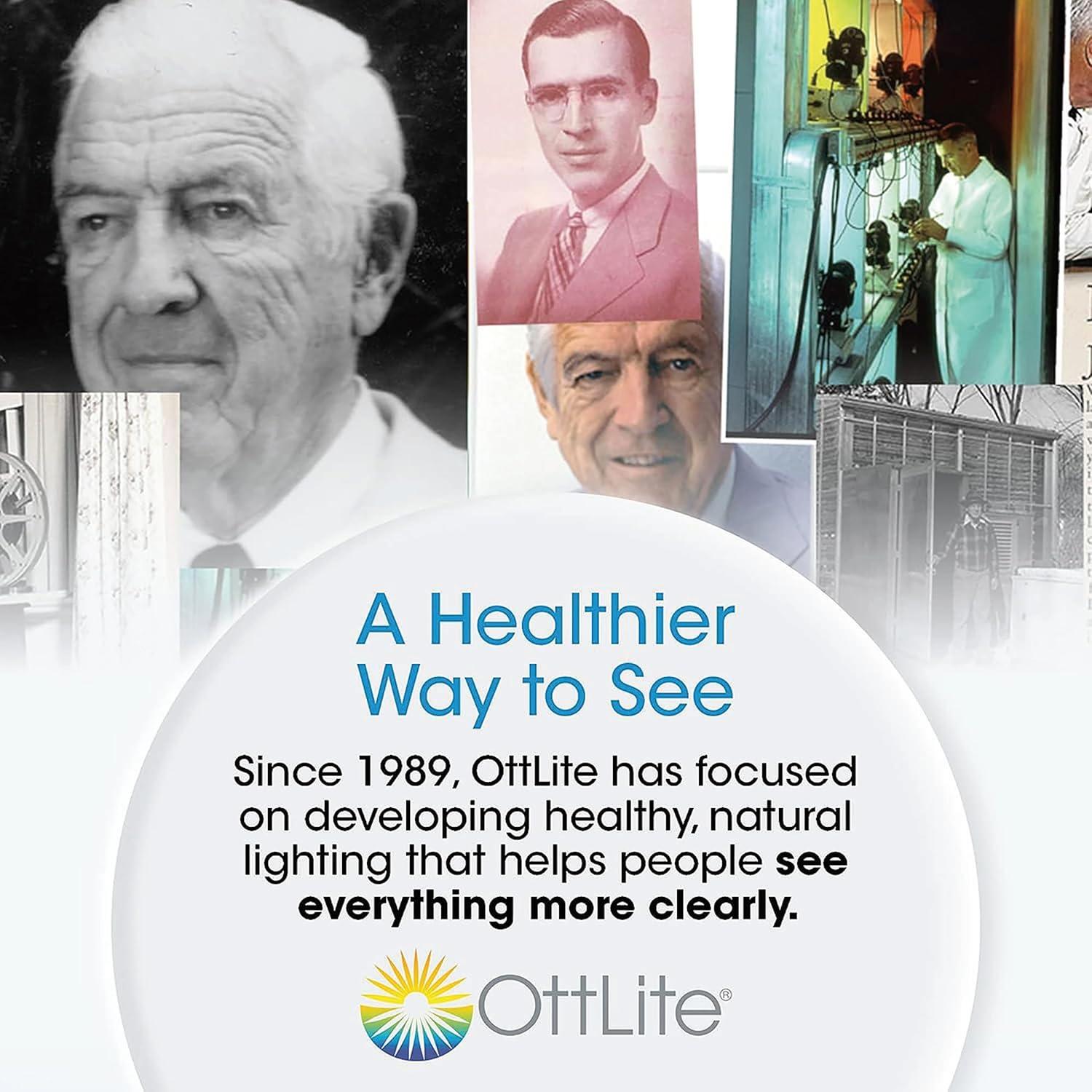 Lupa LED Manos Libres OttLite 10.99 cm Acrílico Ajustable