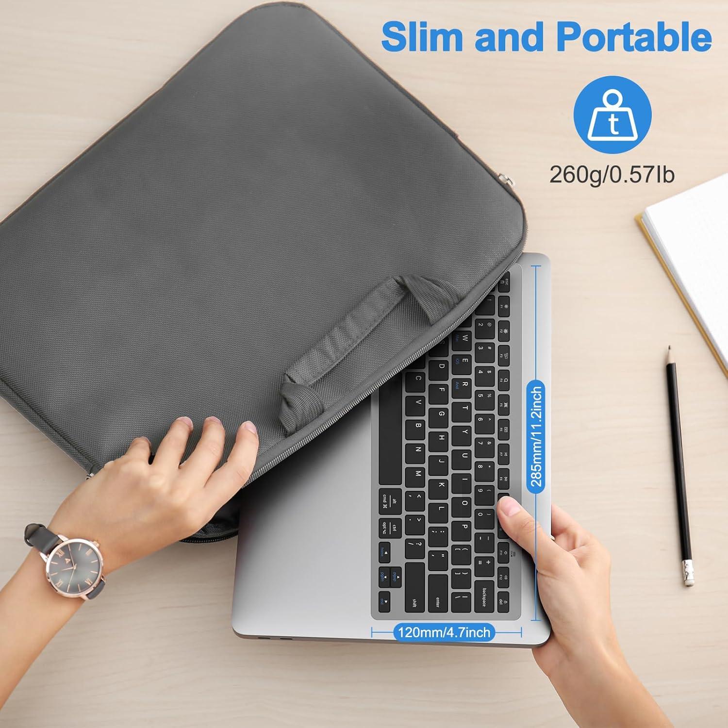 Teclado Inalámbrico OMOTON 2.4G Compacto Gris USB Tipo C