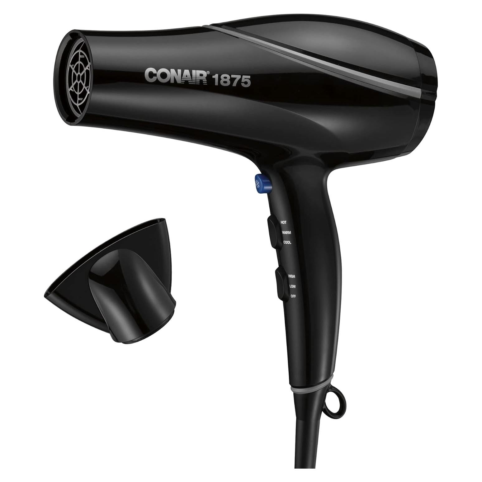 Secador de Pelo Conair 1875W Cerámico con Iones y Concentrador