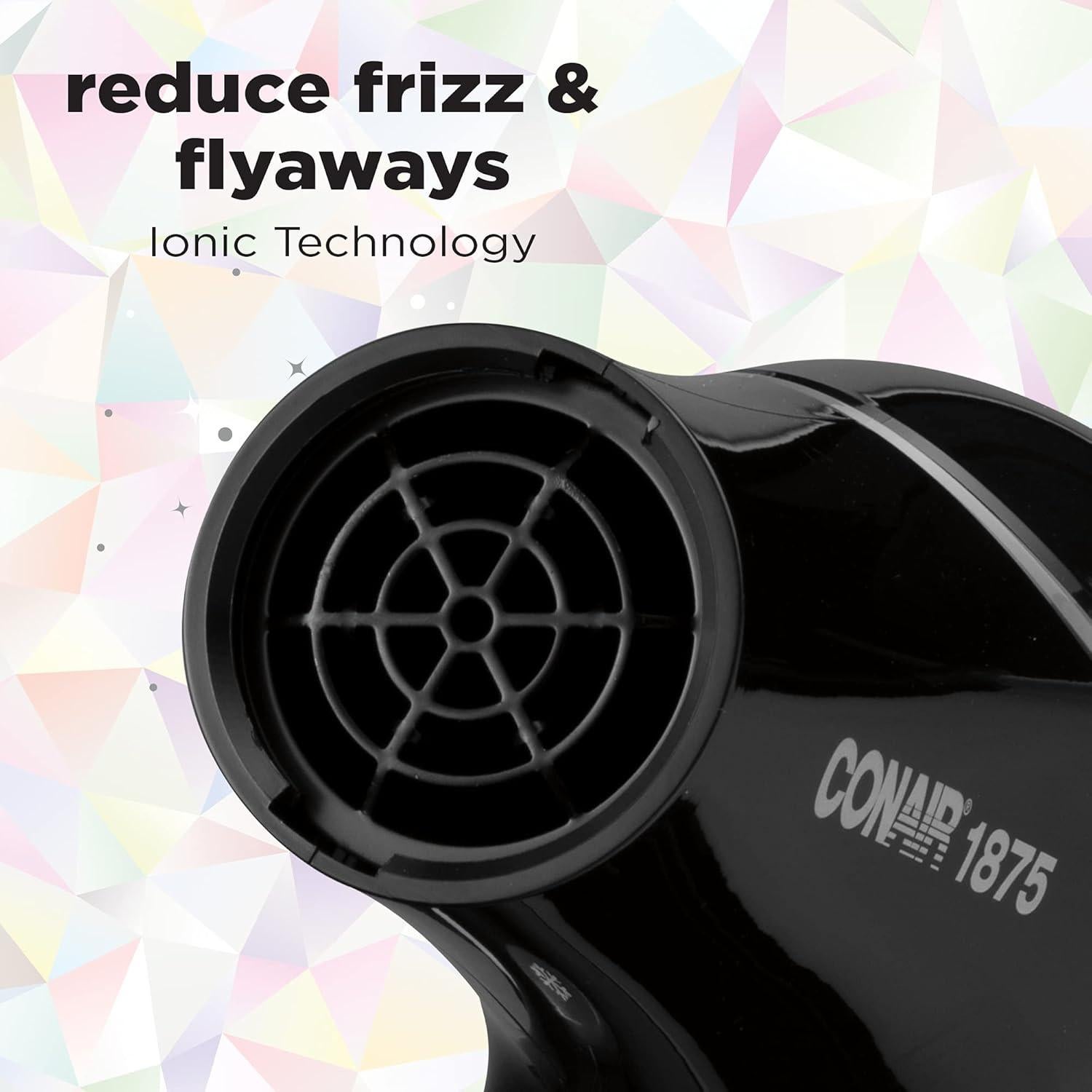 Secador de Pelo Conair 1875W Cerámico con Iones y Concentrador