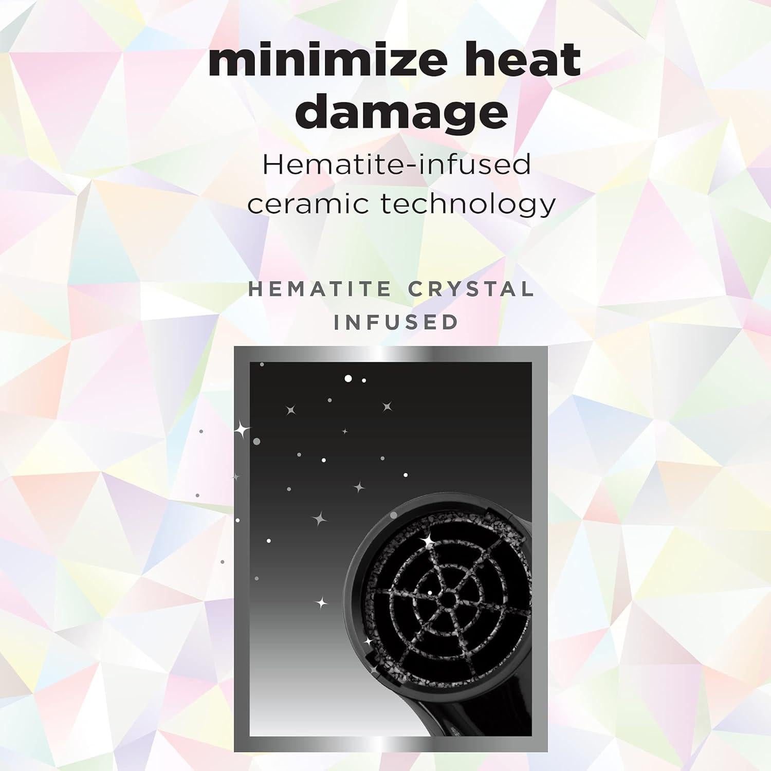 Secador de Pelo Conair 1875W Cerámico con Iones y Concentrador