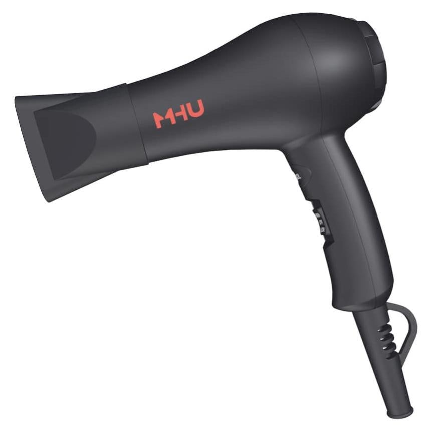 Secador de pelo de viaje mini 1000W cerámica iónica negro