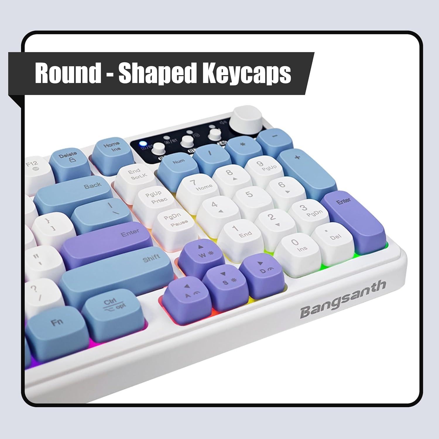 Teclado Inalámbrico Gaming RGB Bangsanth KY-4680 99 Teclas