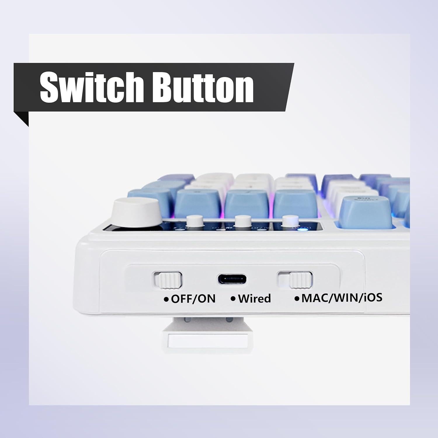 Teclado Inalámbrico Gaming RGB Bangsanth KY-4680 99 Teclas