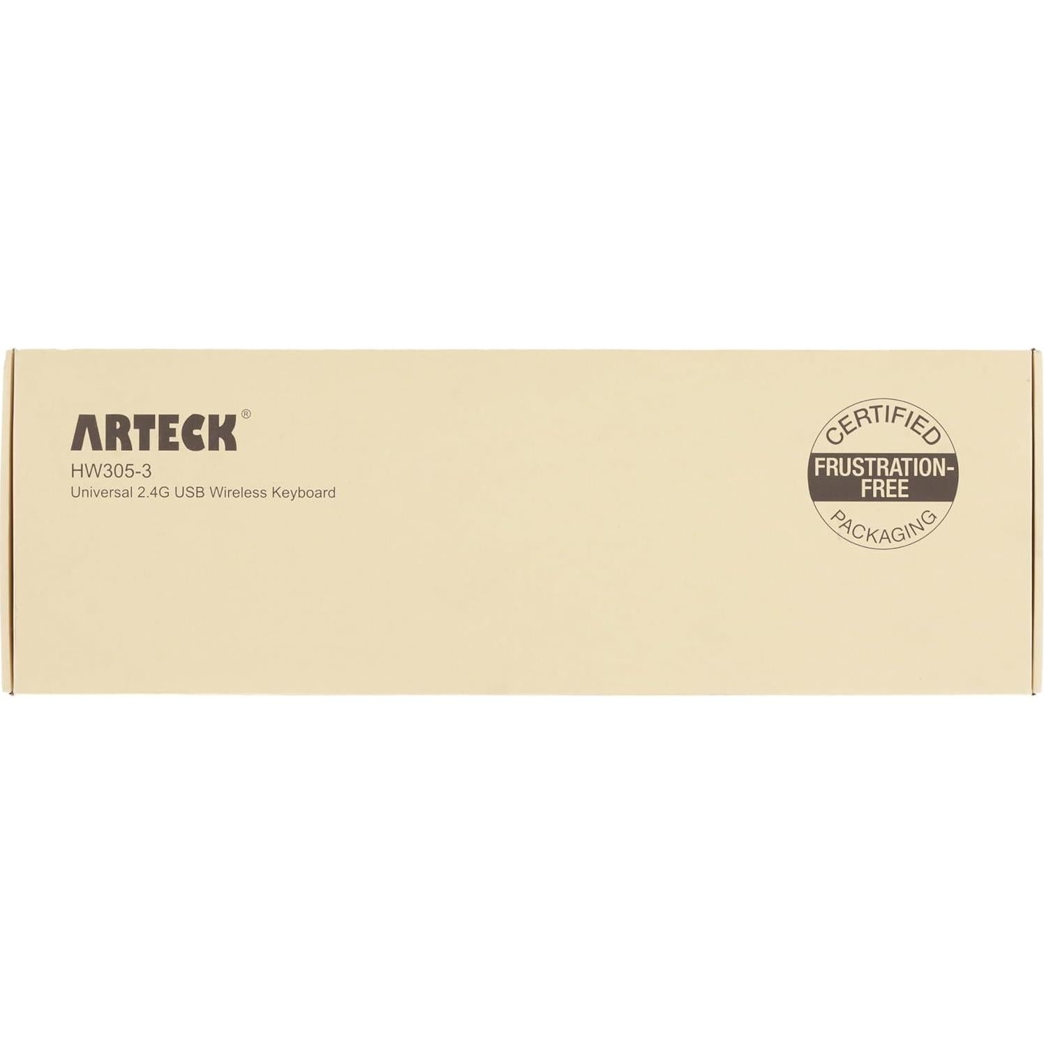 Teclado Inalámbrico Arteck 2.4G Ultra Delgado con Numérico