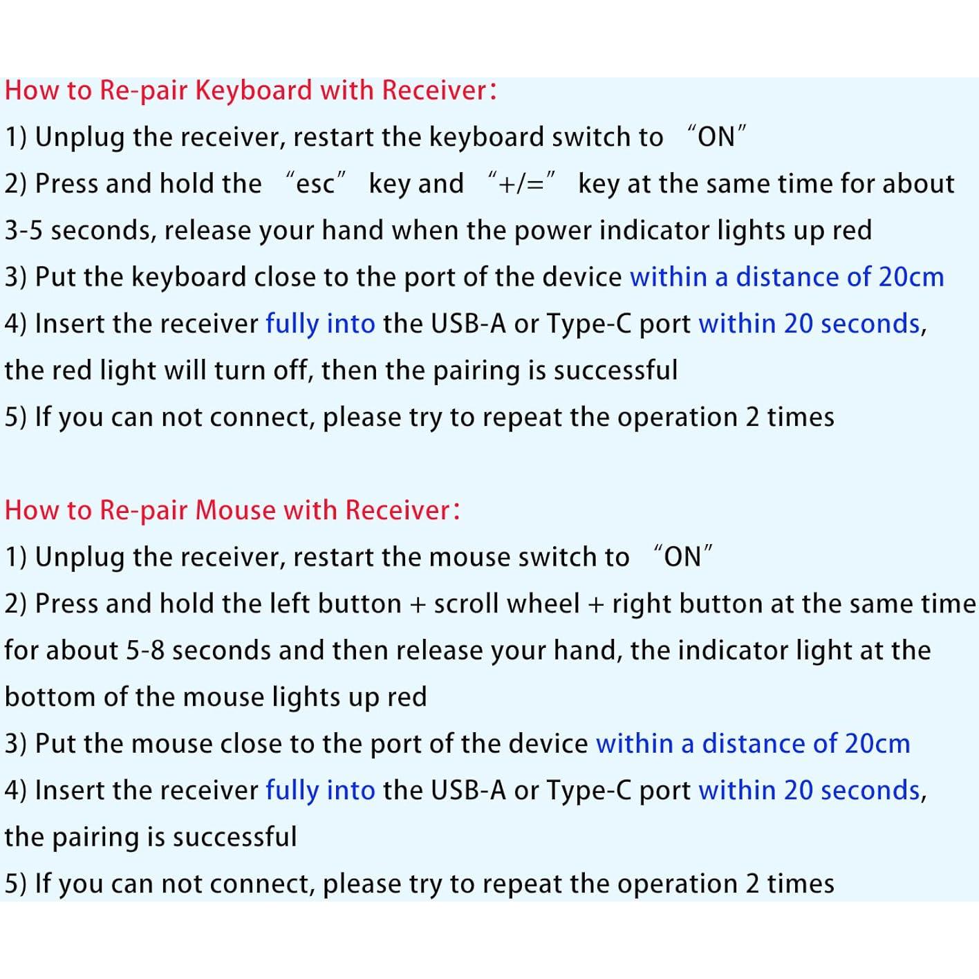Combo Teclado y Ratón Inalámbricos Seenda SK73-3 Blanco