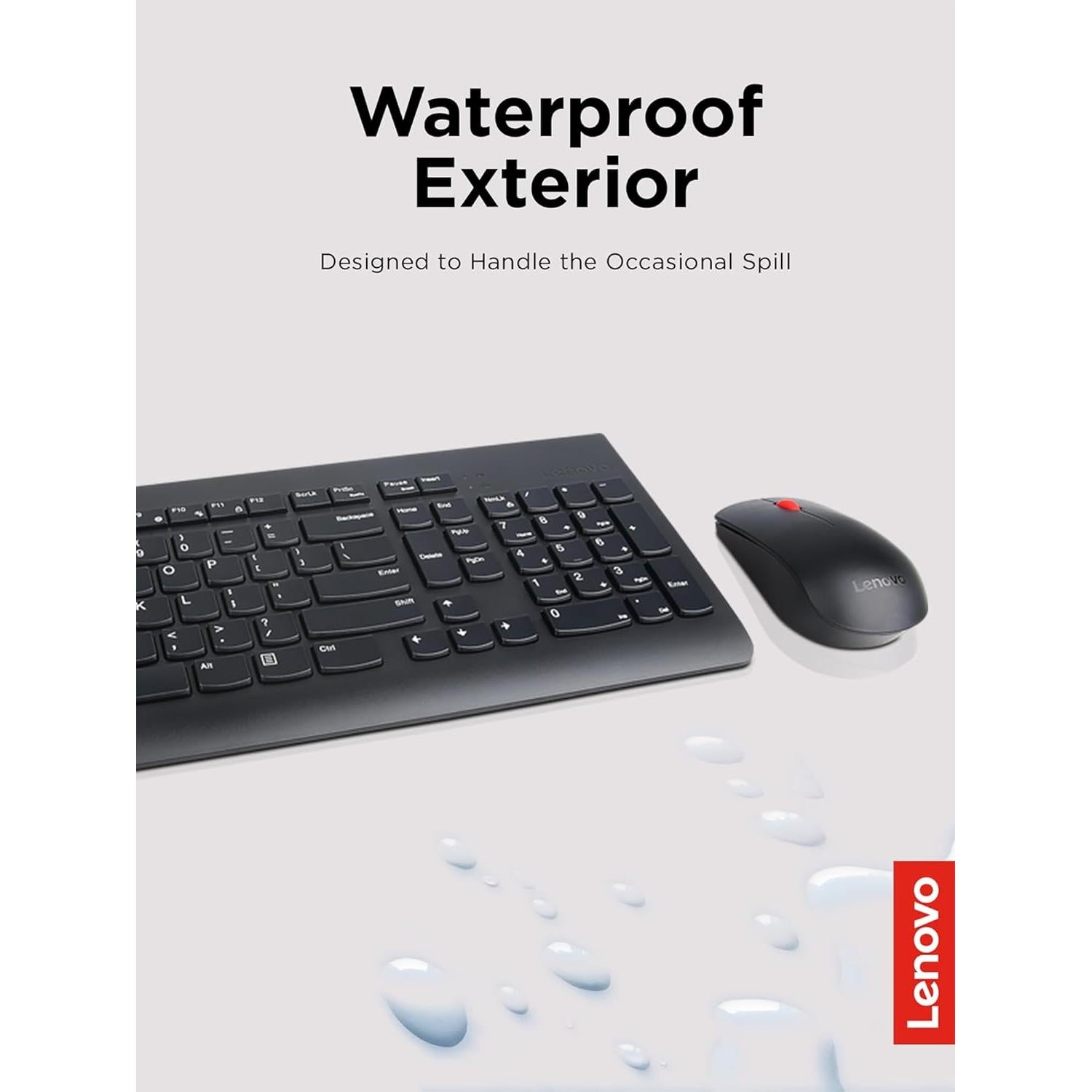 Combo Teclado y Ratón Inalámbrico Lenovo 510 Negro