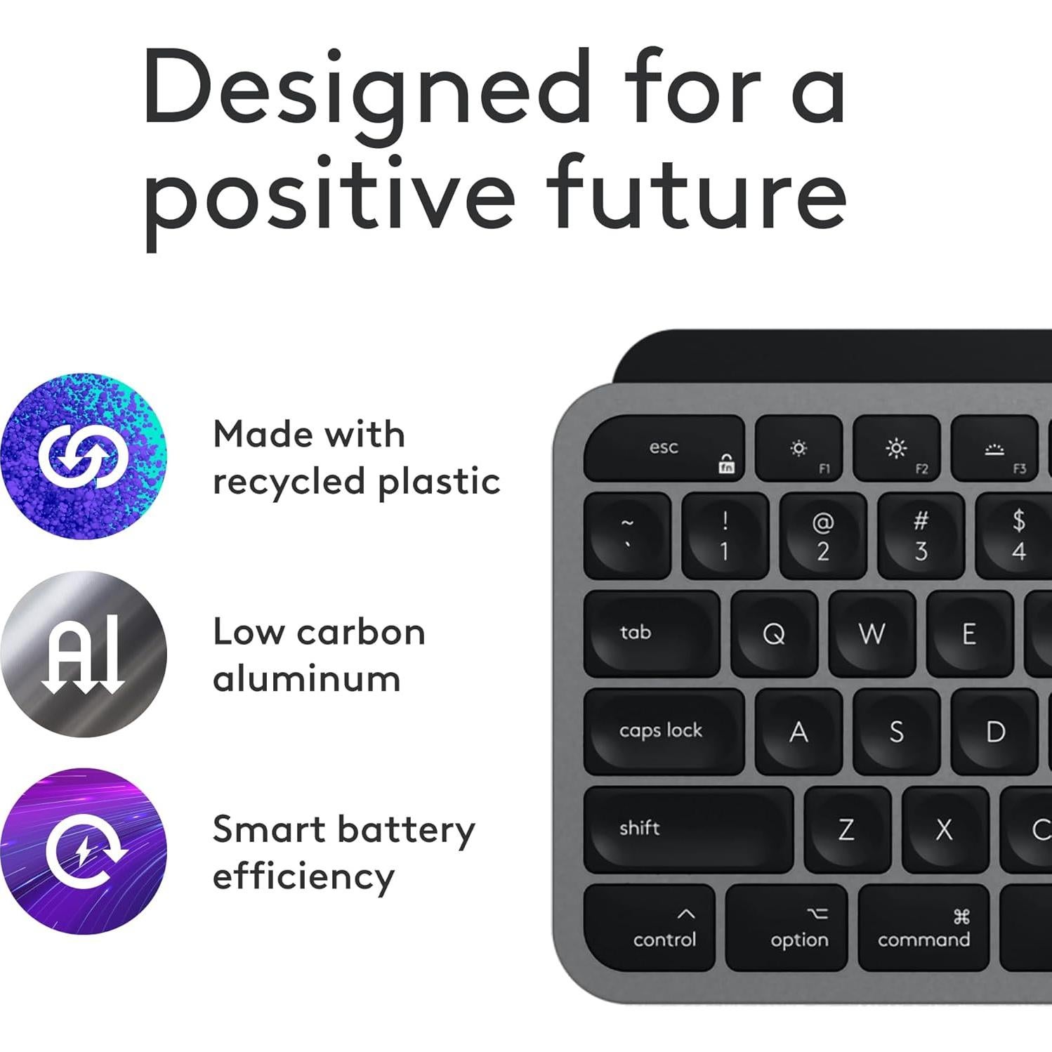 Combo Teclado y Ratón Inalámbricos Logitech MX Keys S Mac